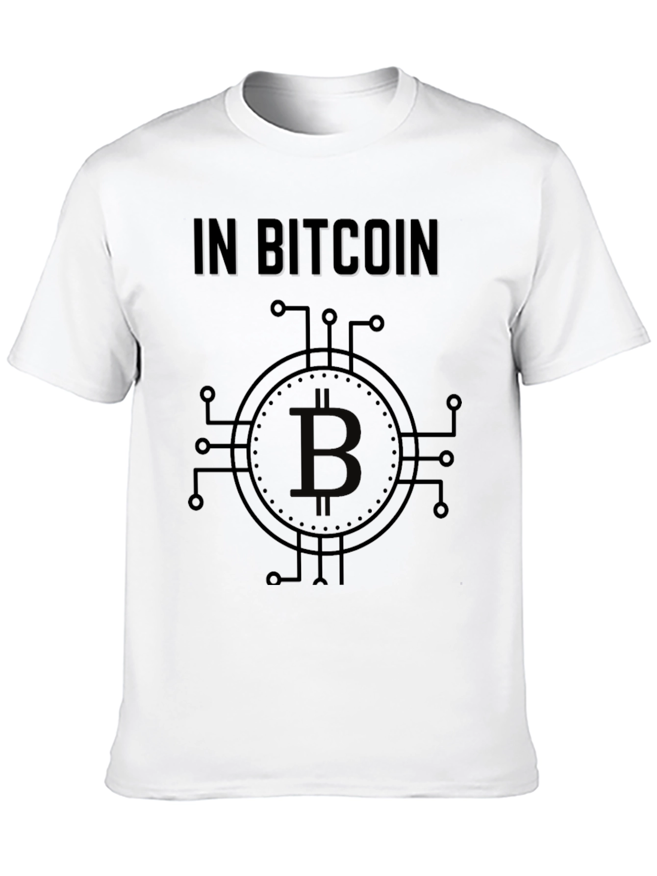 Bitcoin Crypto Graphic Tee - Black