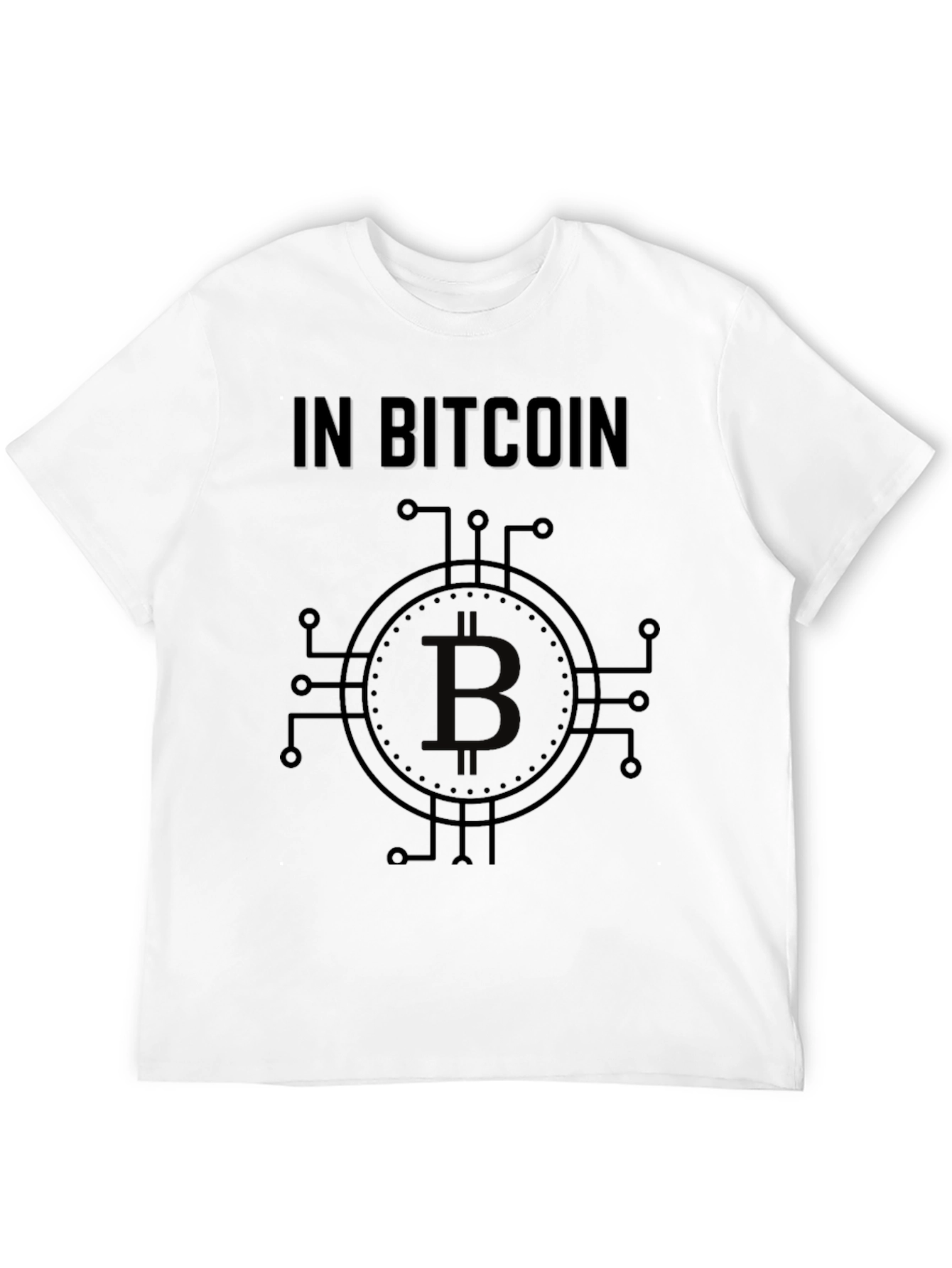 Bitcoin Crypto Graphic Tee - Black