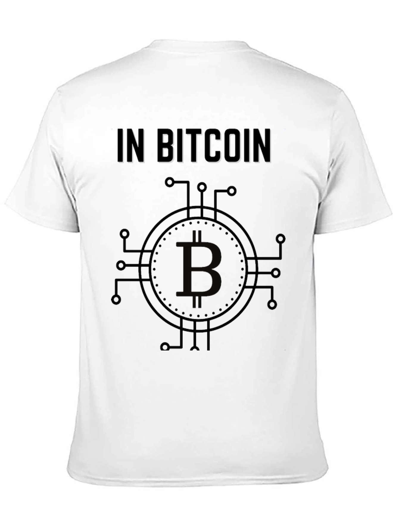 Bitcoin Crypto Graphic Tee - Black