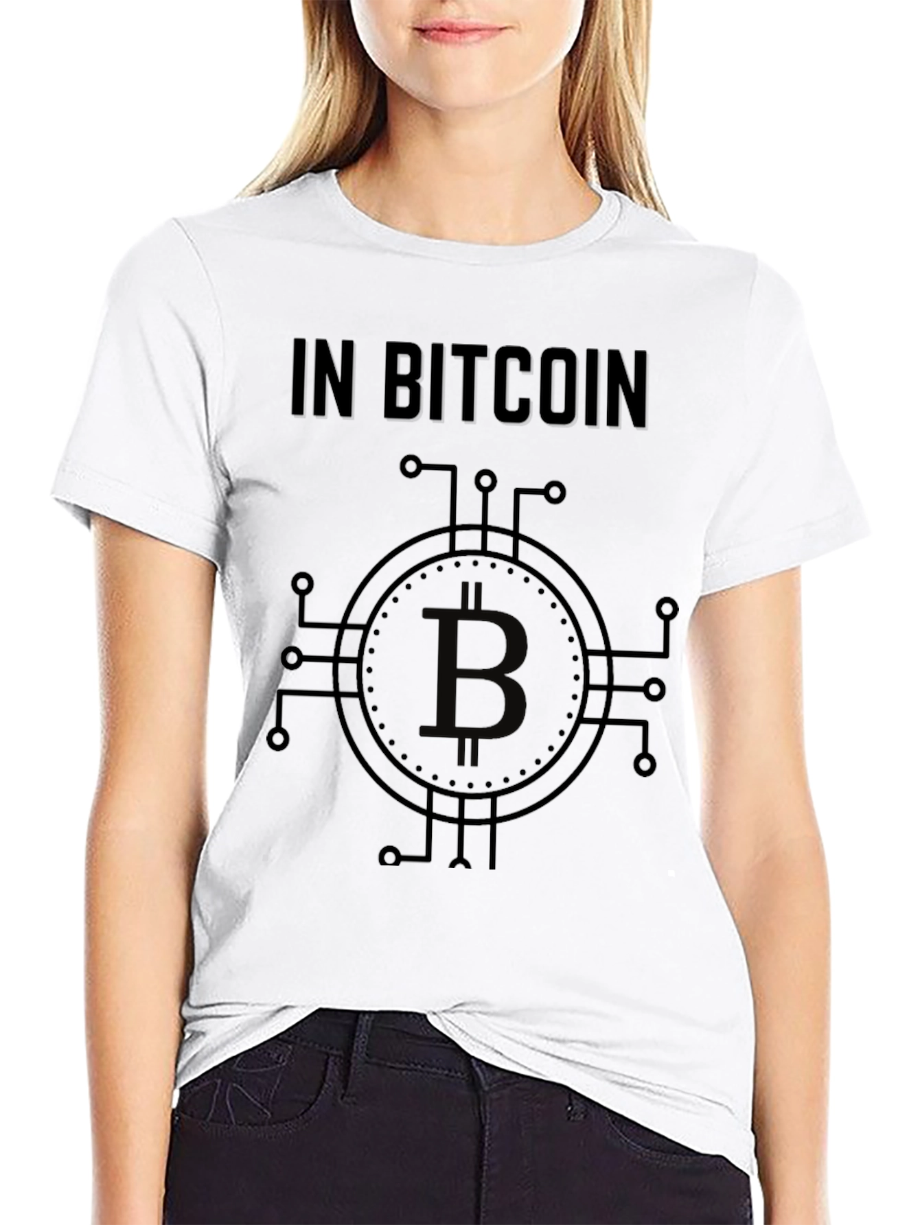 Bitcoin Crypto Graphic Tee - Black