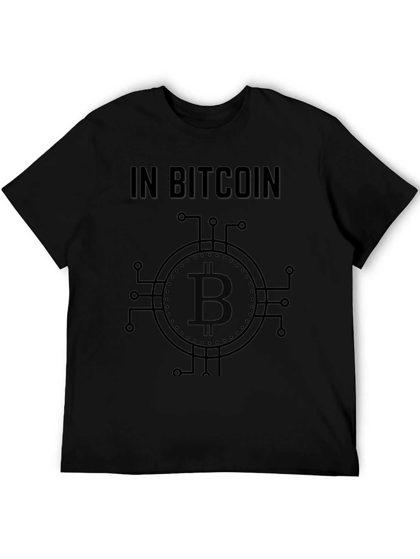 Bitcoin Crypto Graphic Tee - Black