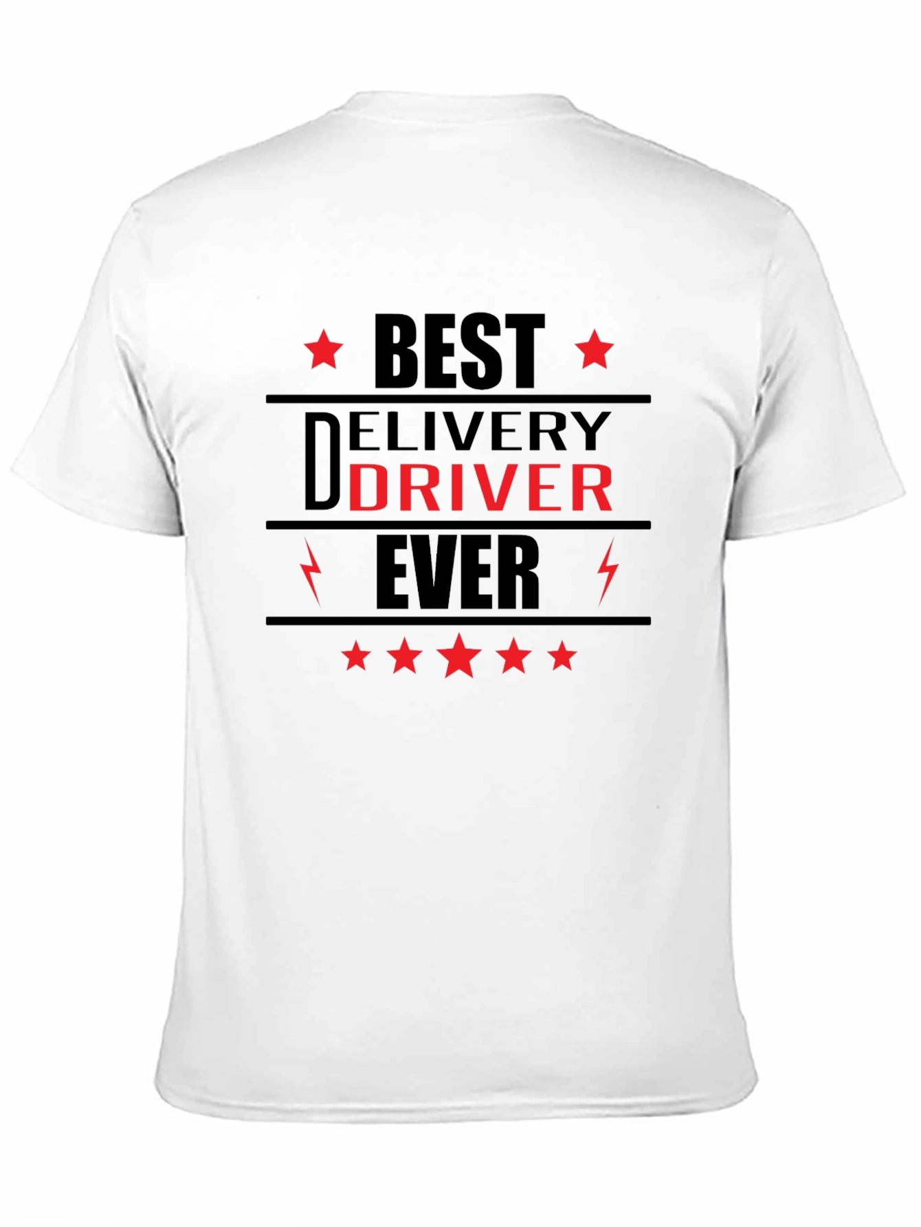 Best Delivery Driver Ever Black T-Shirt