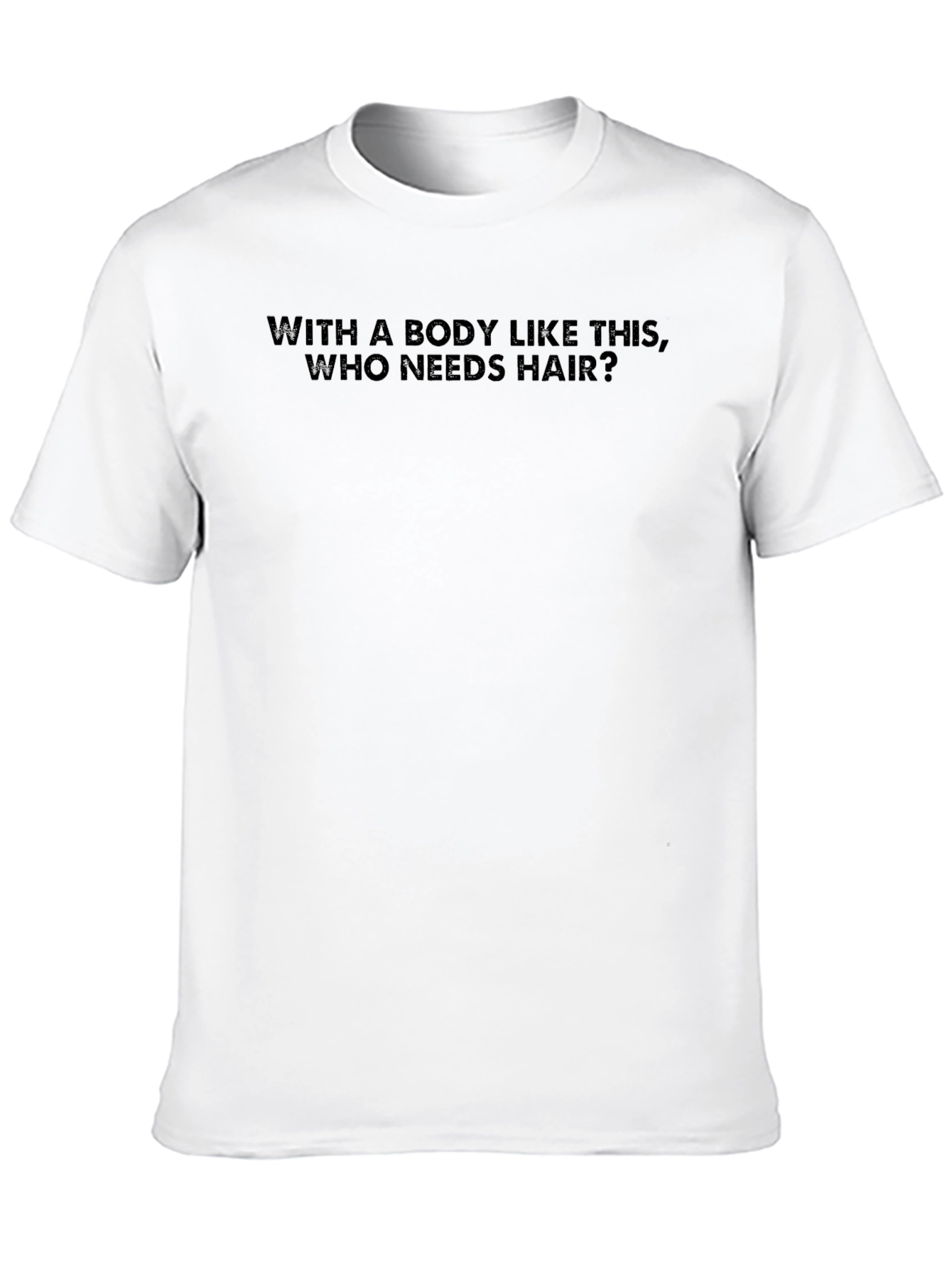 Humorous Body Like This Graphic Tee - Black