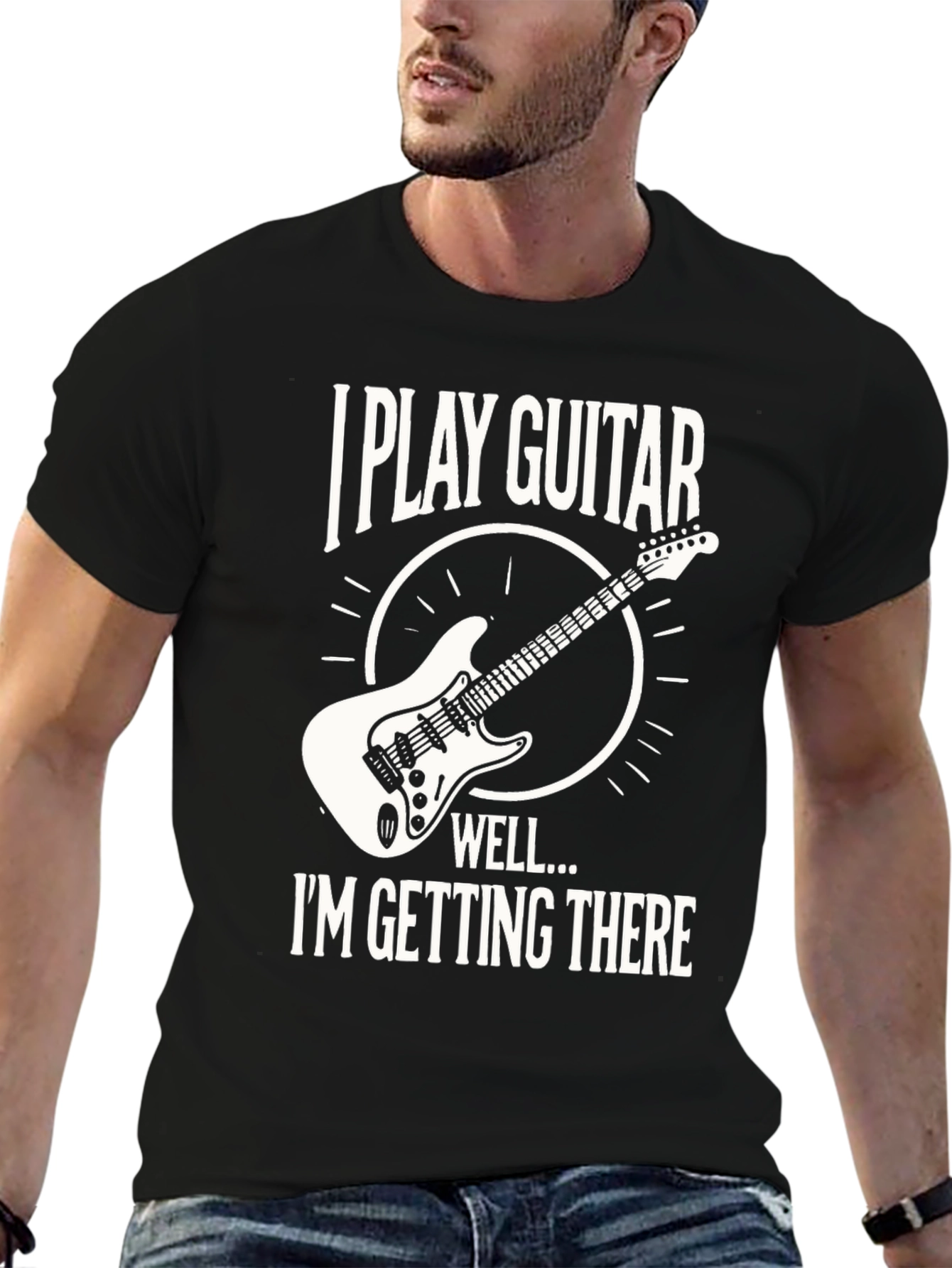 I Play Guitar T-Shirt - Musician Humor Tee