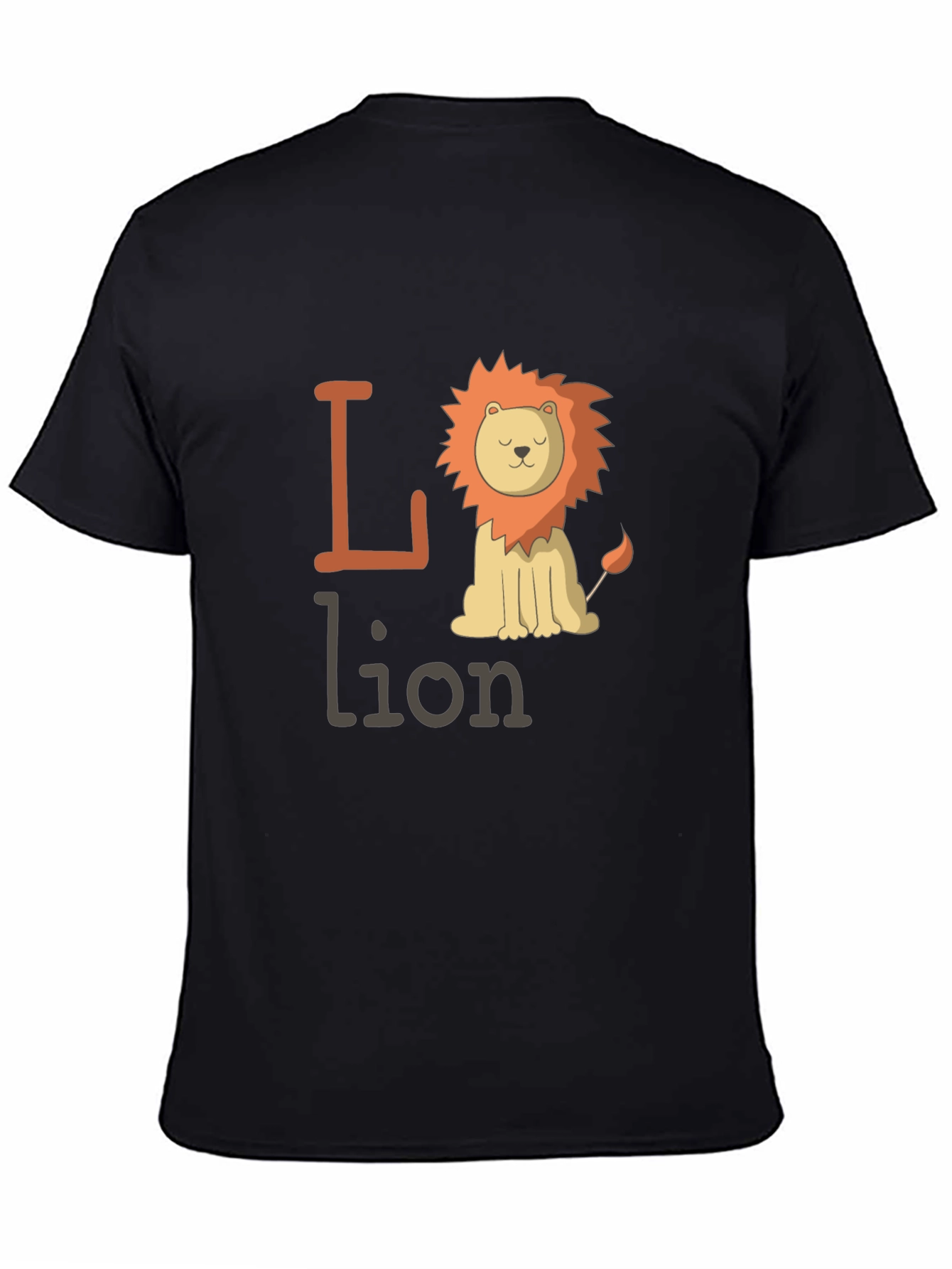 Cute Lion Graphic Tee - Animal Lover T-Shirt