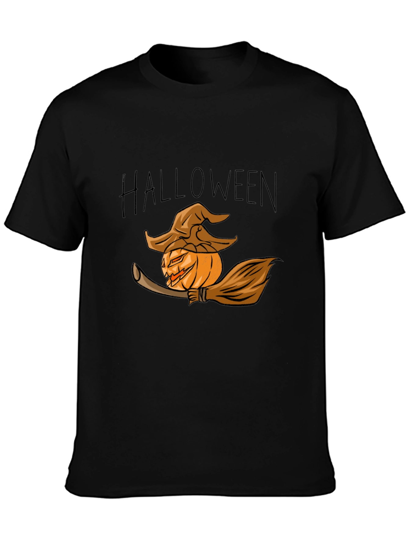 Halloween Pumpkin Witch T-Shirt
