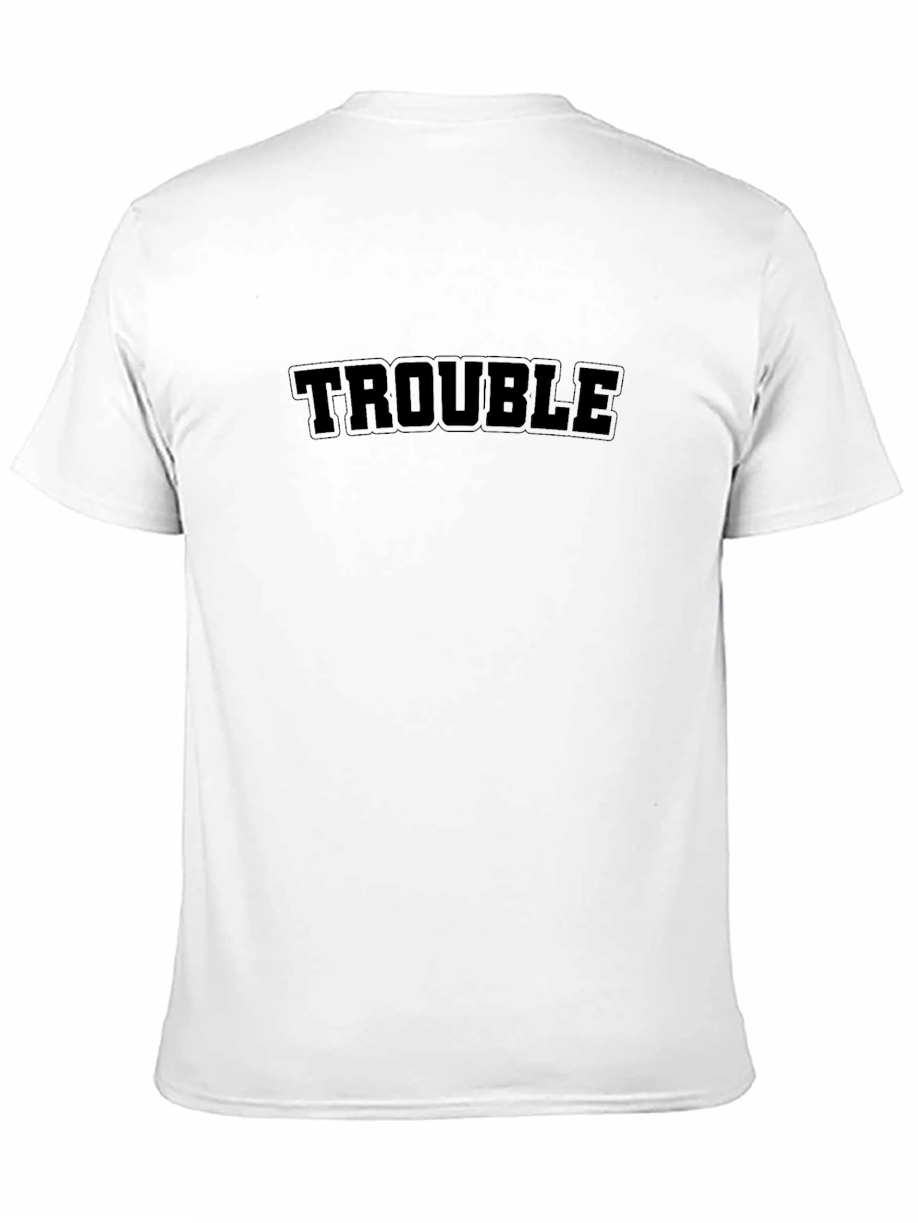 Trouble Graphic Tee - Mens Black T-Shirt