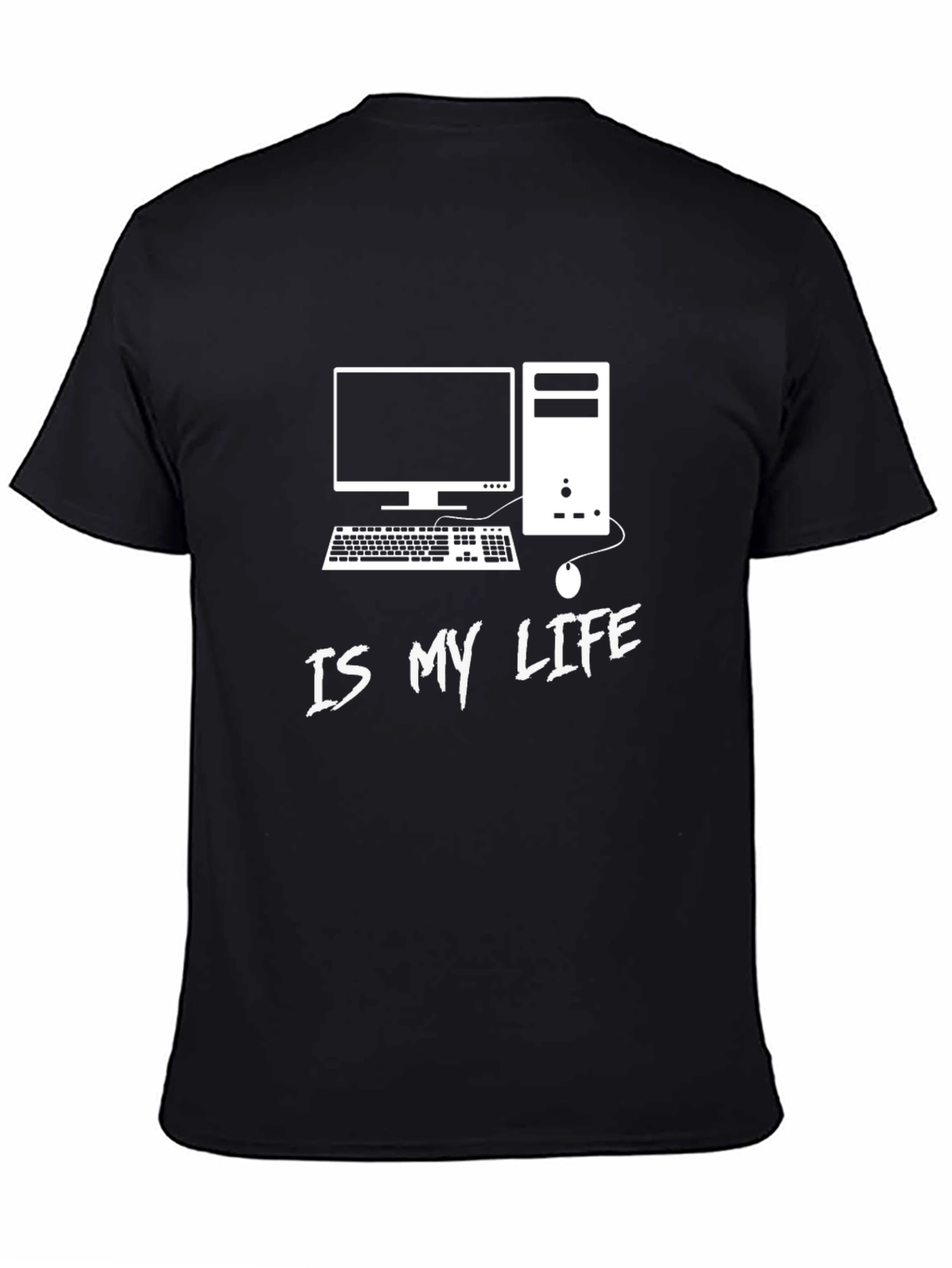Gamer Life T-Shirt - Black Computer Graphic Tee