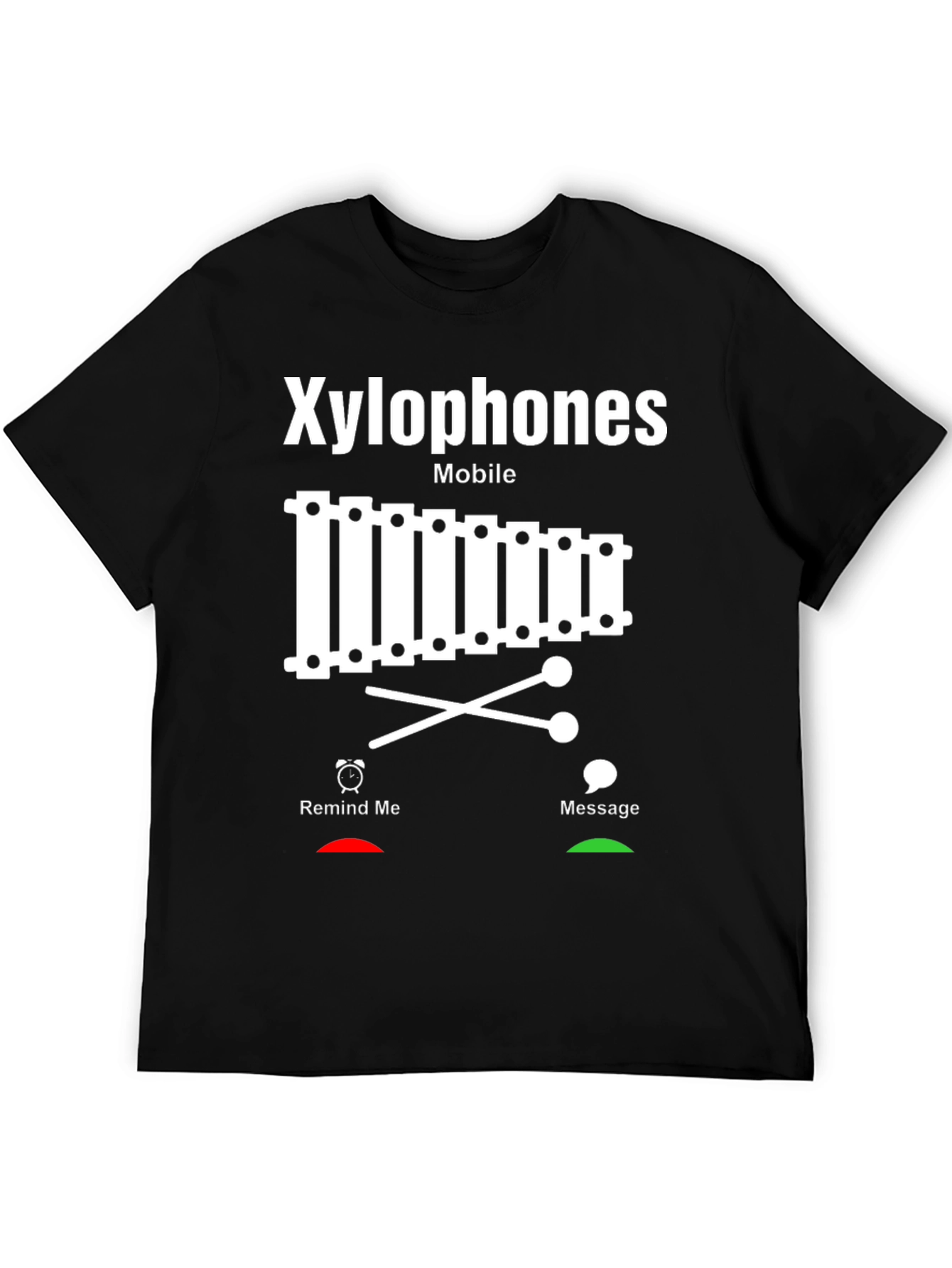 Xylophone Mobile T-Shirt - Musician Novelty Tee