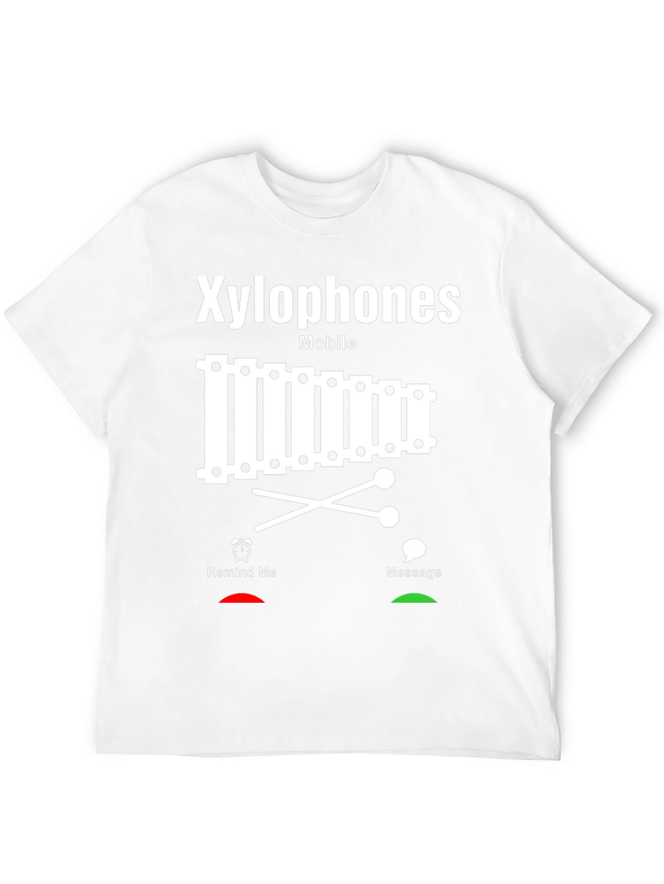 Xylophone Mobile T-Shirt - Musician Novelty Tee