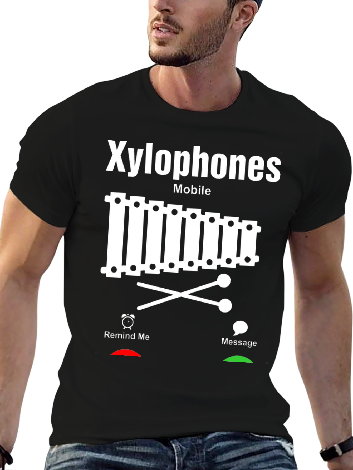 Xylophone Mobile T-Shirt - Musician Novelty Tee