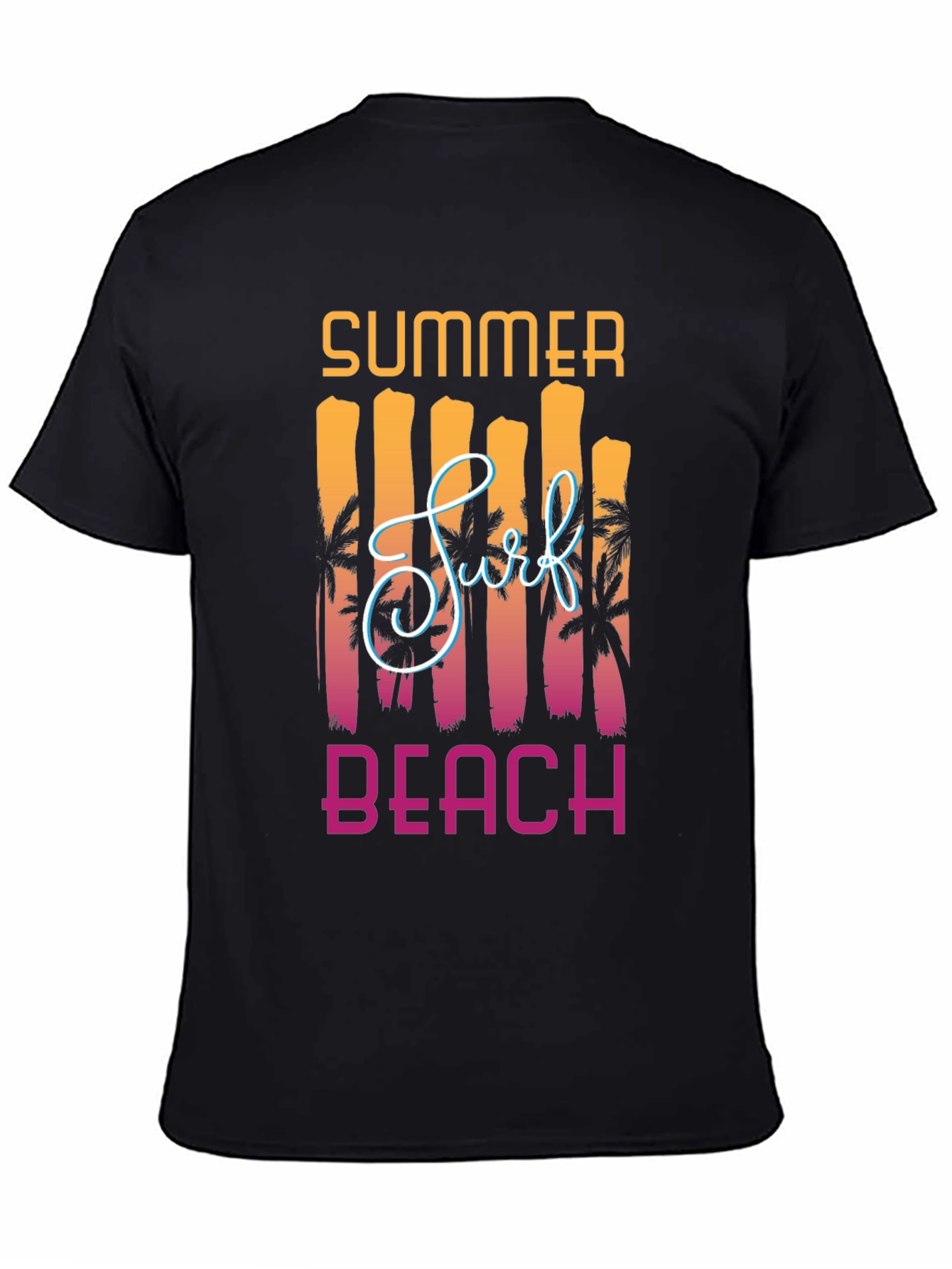 Summer Surf Beach Graphic Tee