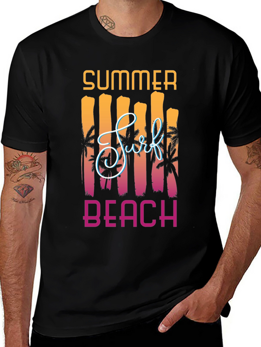 Summer Surf Beach Graphic Tee