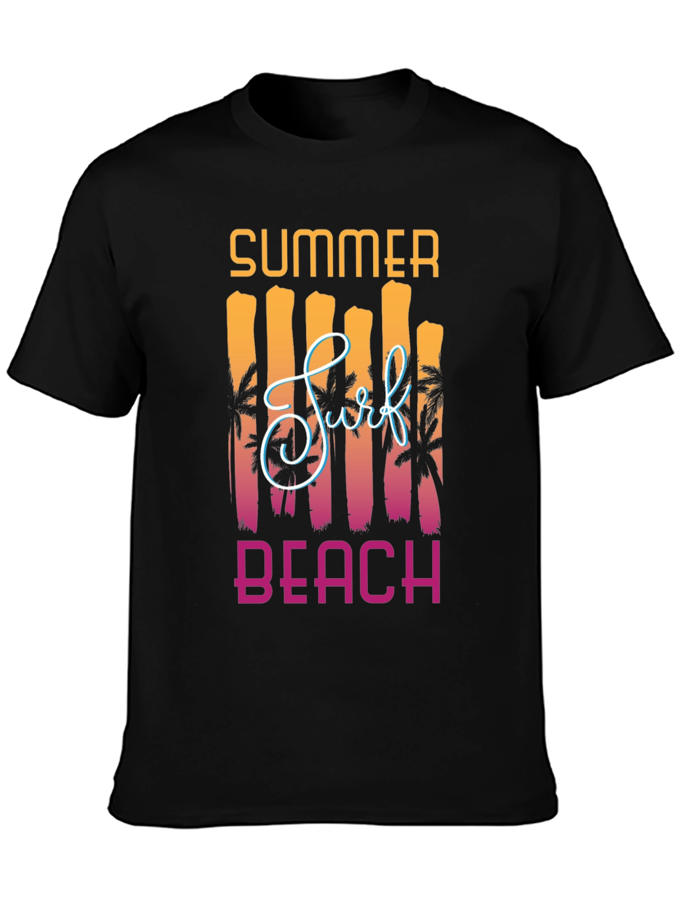 Summer Surf Beach Graphic Tee