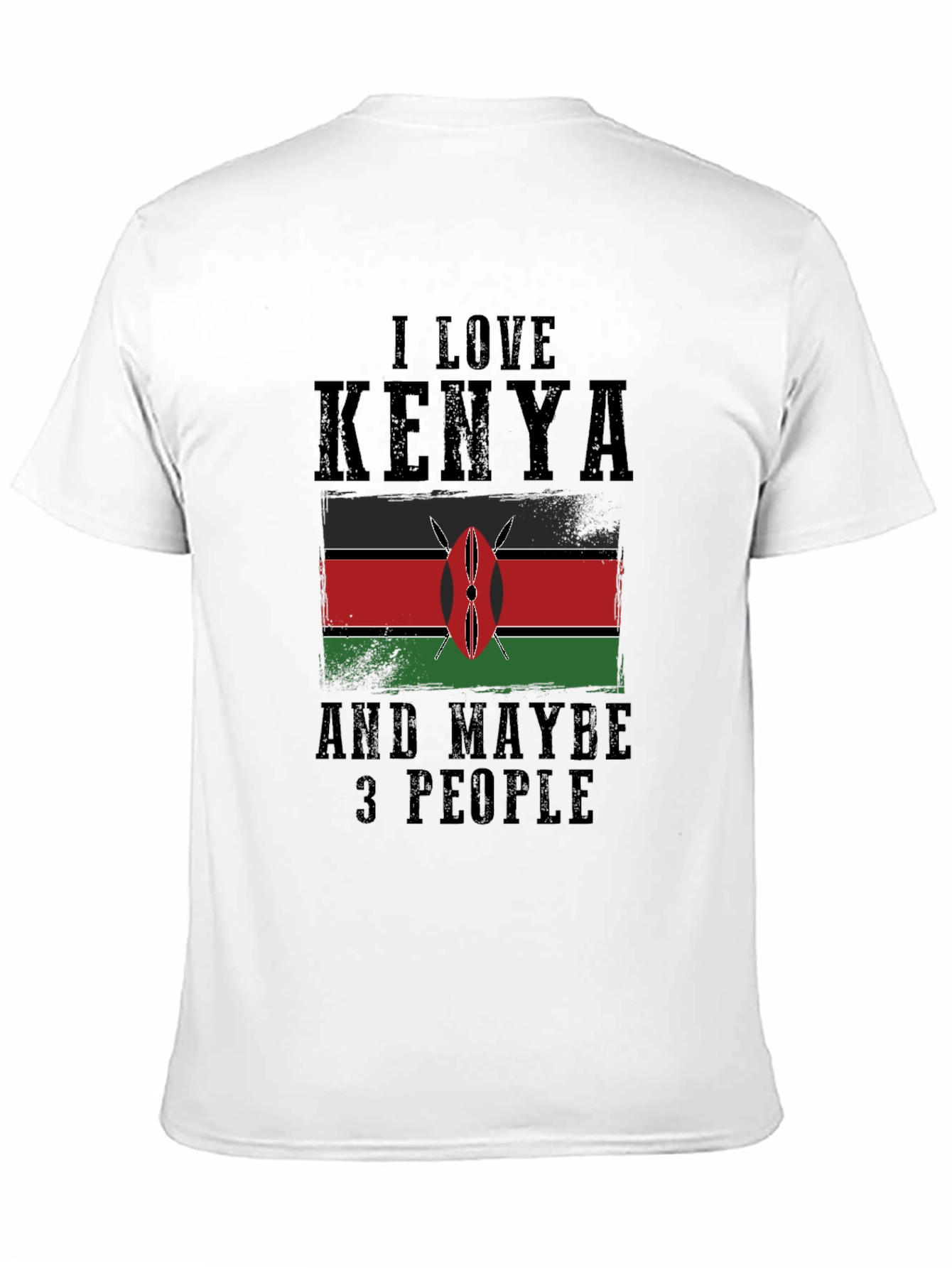 I Love Kenya Graphic Tee - Novelty T-Shirt