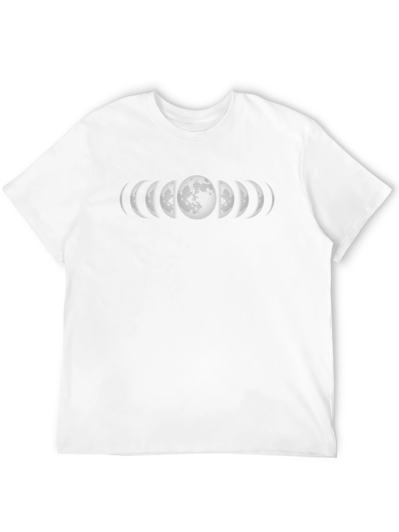 Moon Phases Black Graphic T-Shirt