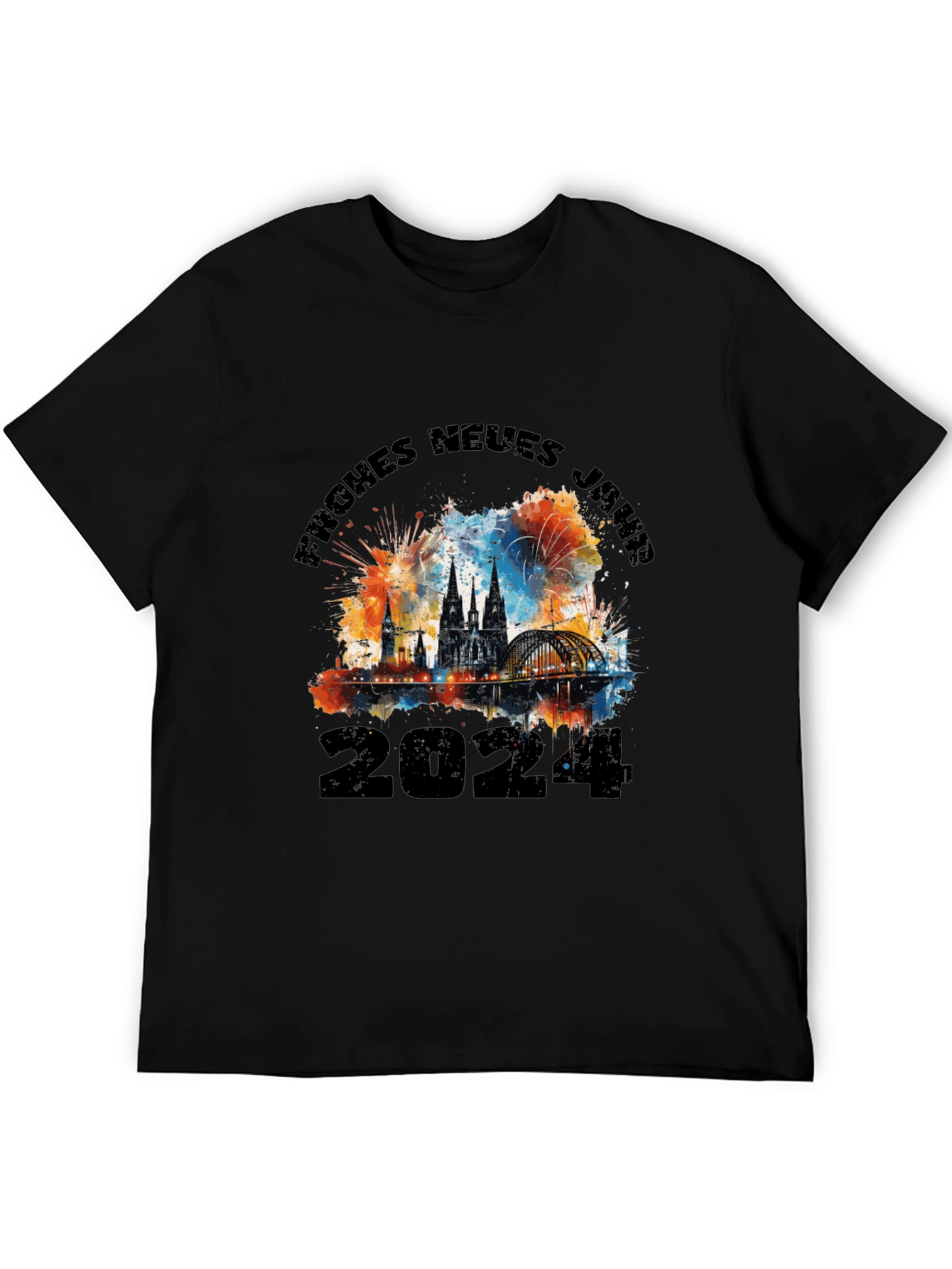 Festive New Year 2024 Cologne T-Shirt