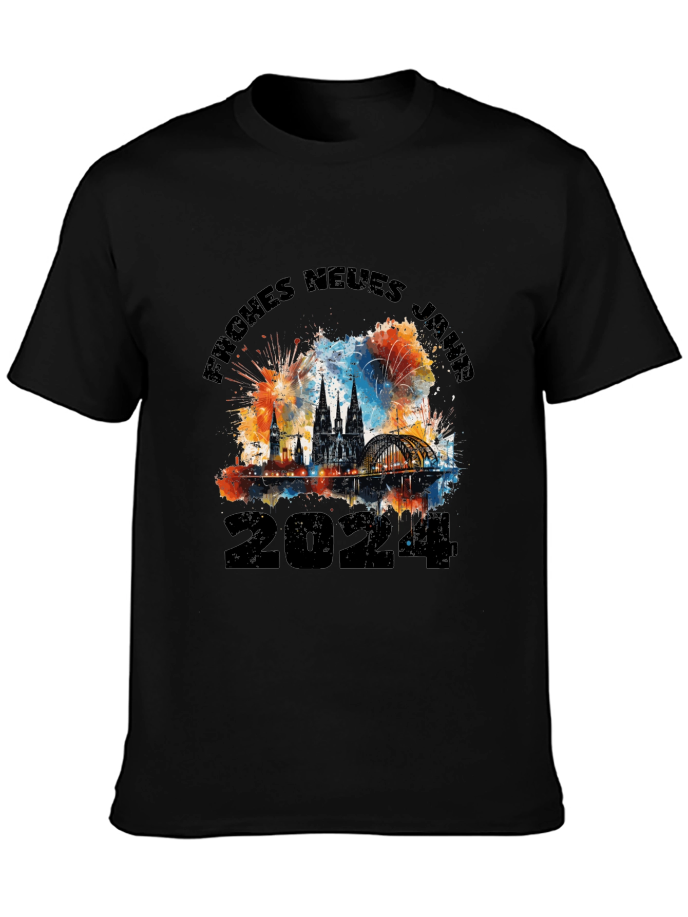 Festive New Year 2024 Cologne T-Shirt