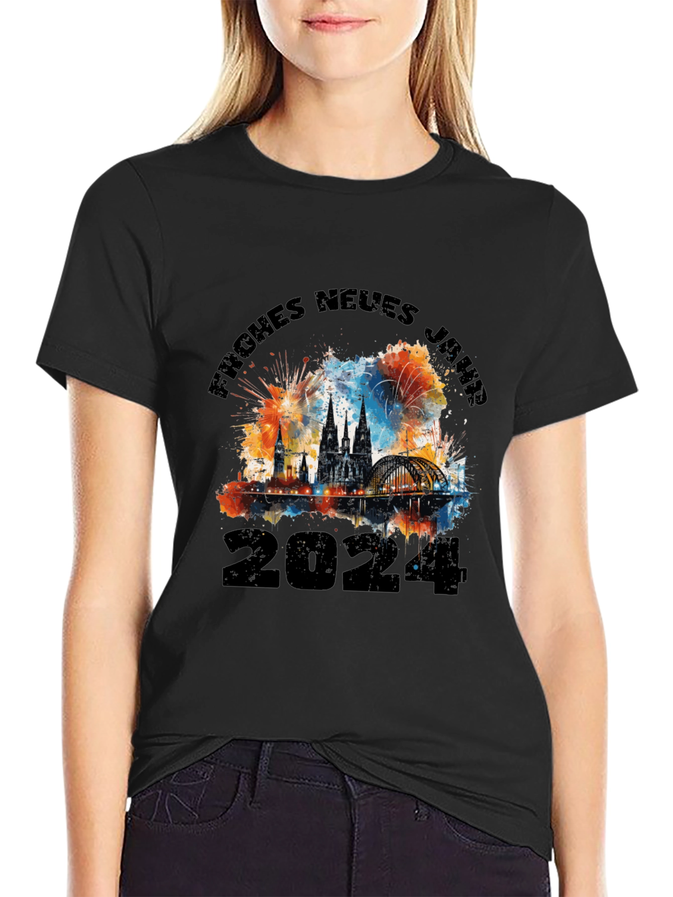 Festive New Year 2024 Cologne T-Shirt