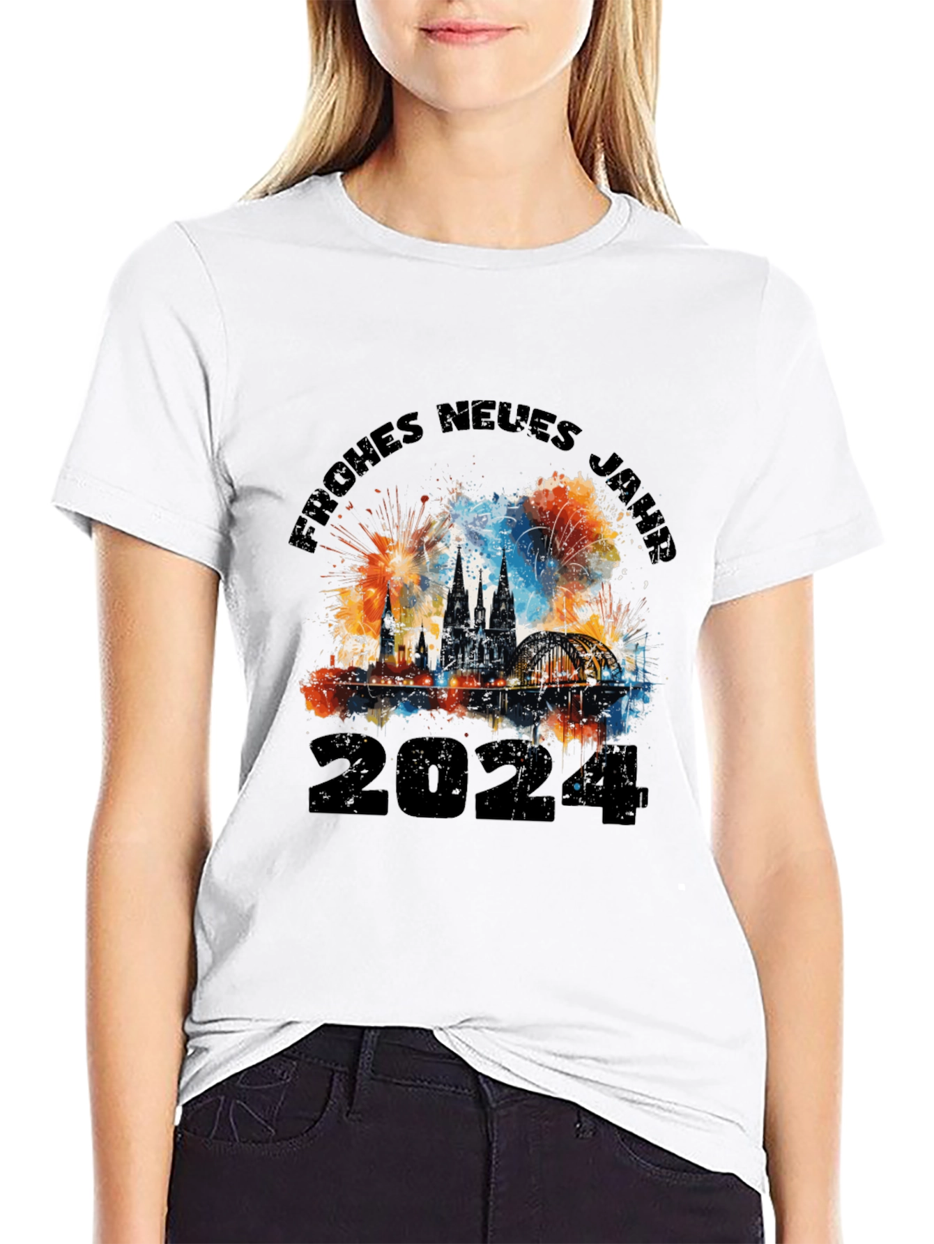 Festive New Year 2024 Cologne T-Shirt