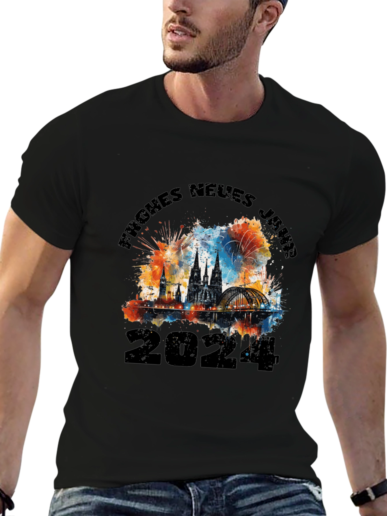 Festive New Year 2024 Cologne T-Shirt