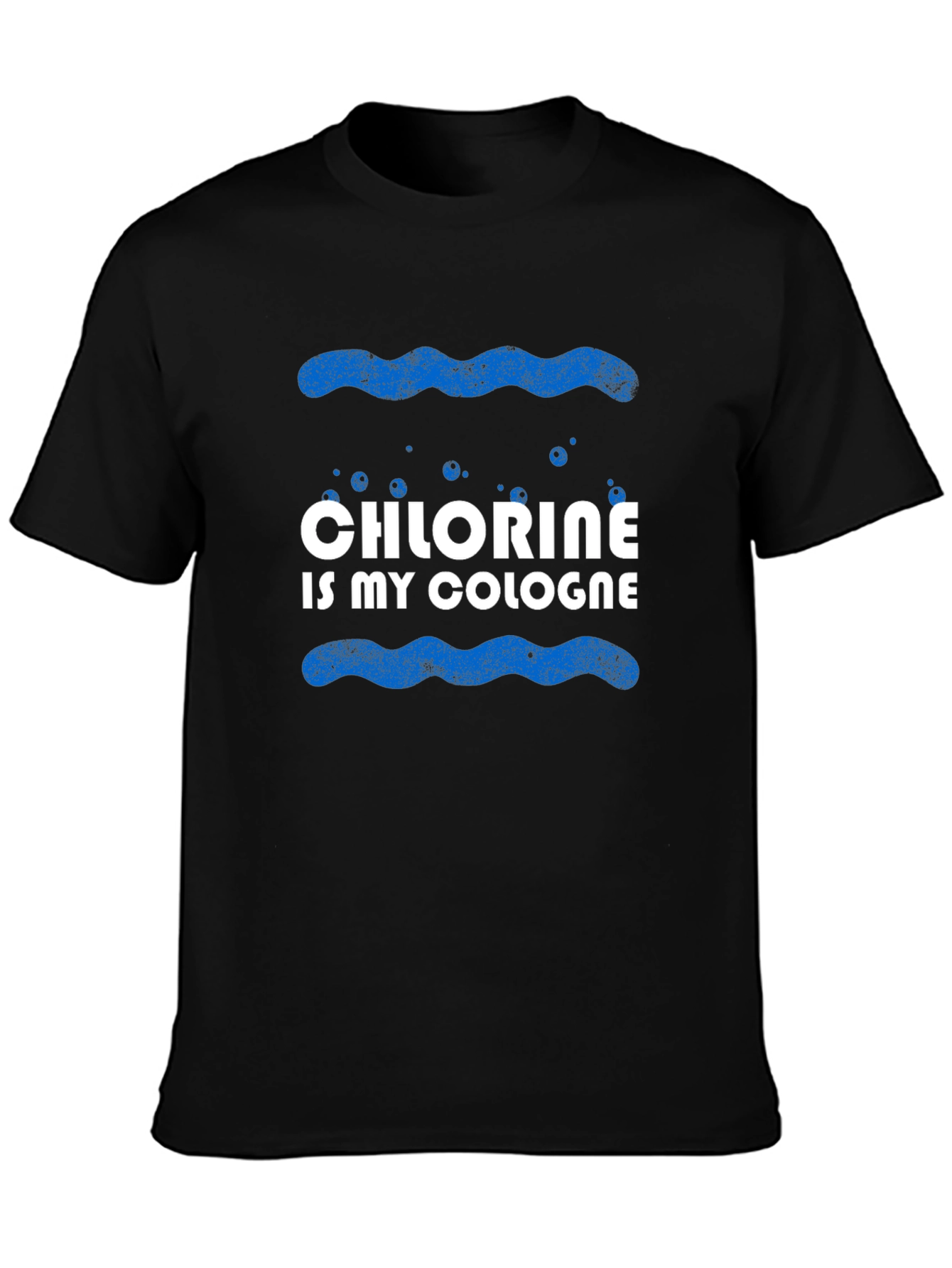 Chlorine is My Cologne Black Graphic T-Shirt