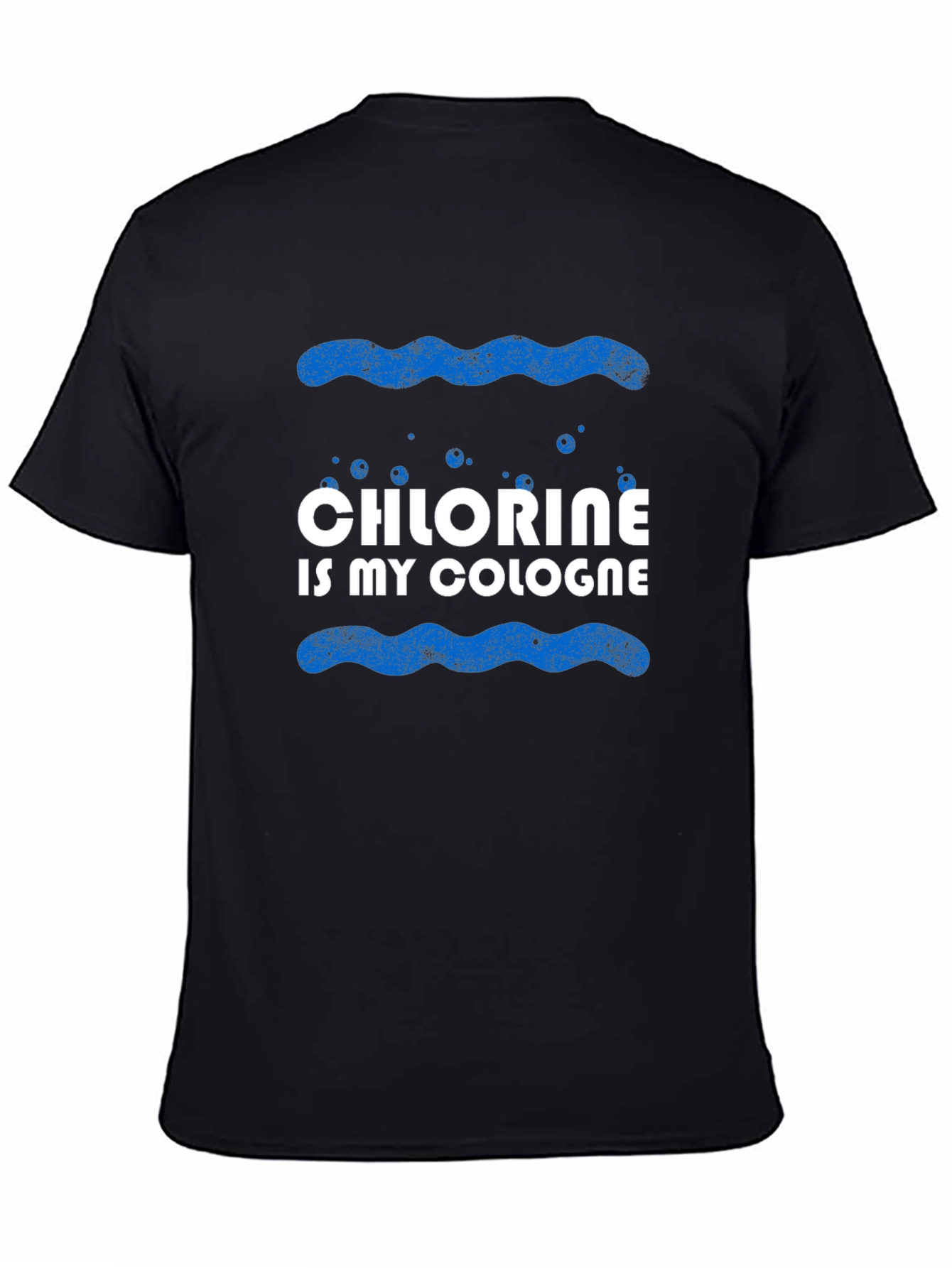 Chlorine is My Cologne Black Graphic T-Shirt