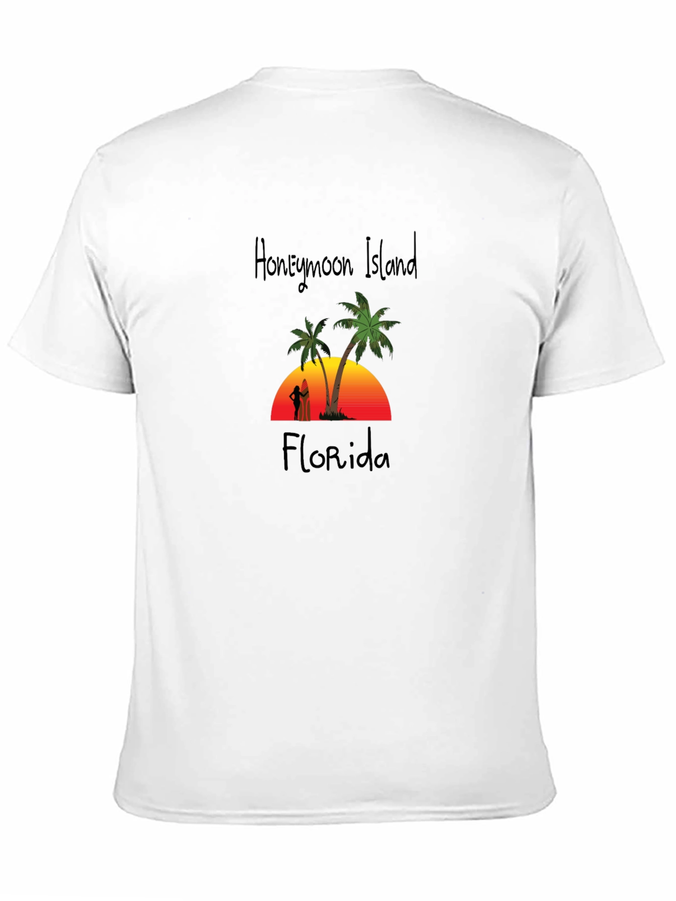 Honeymoon Island Florida Black T-Shirt