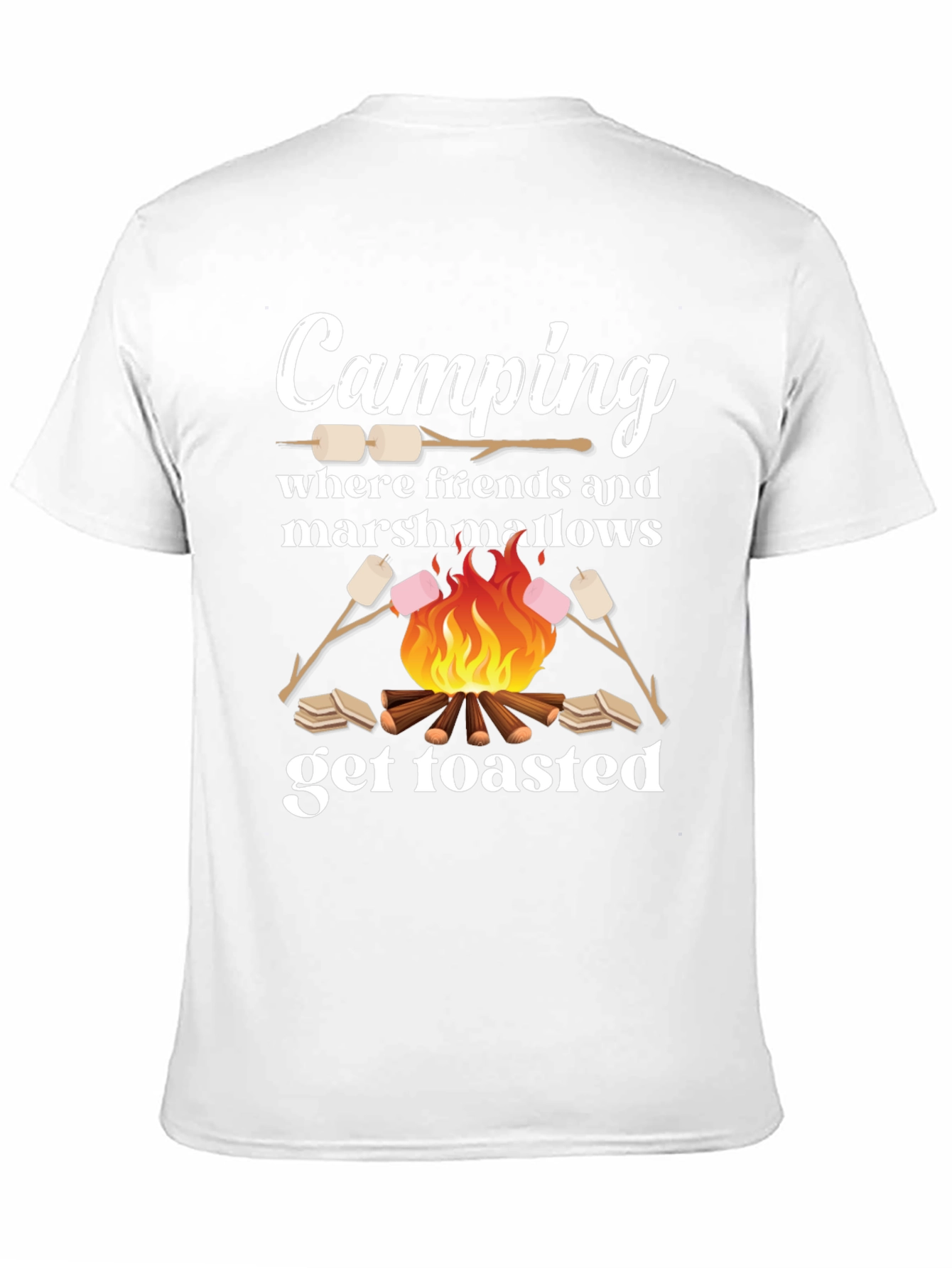 Camping Marshmallow Toasted T-Shirt