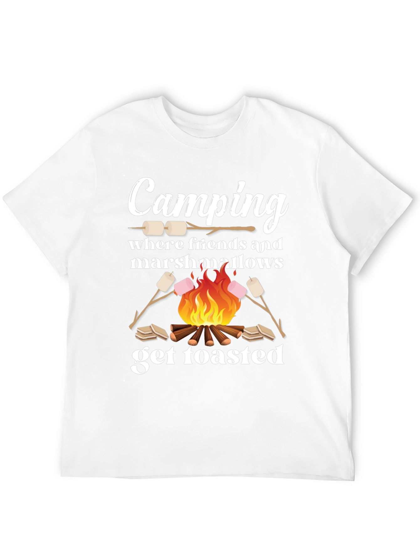 Camping Marshmallow Toasted T-Shirt
