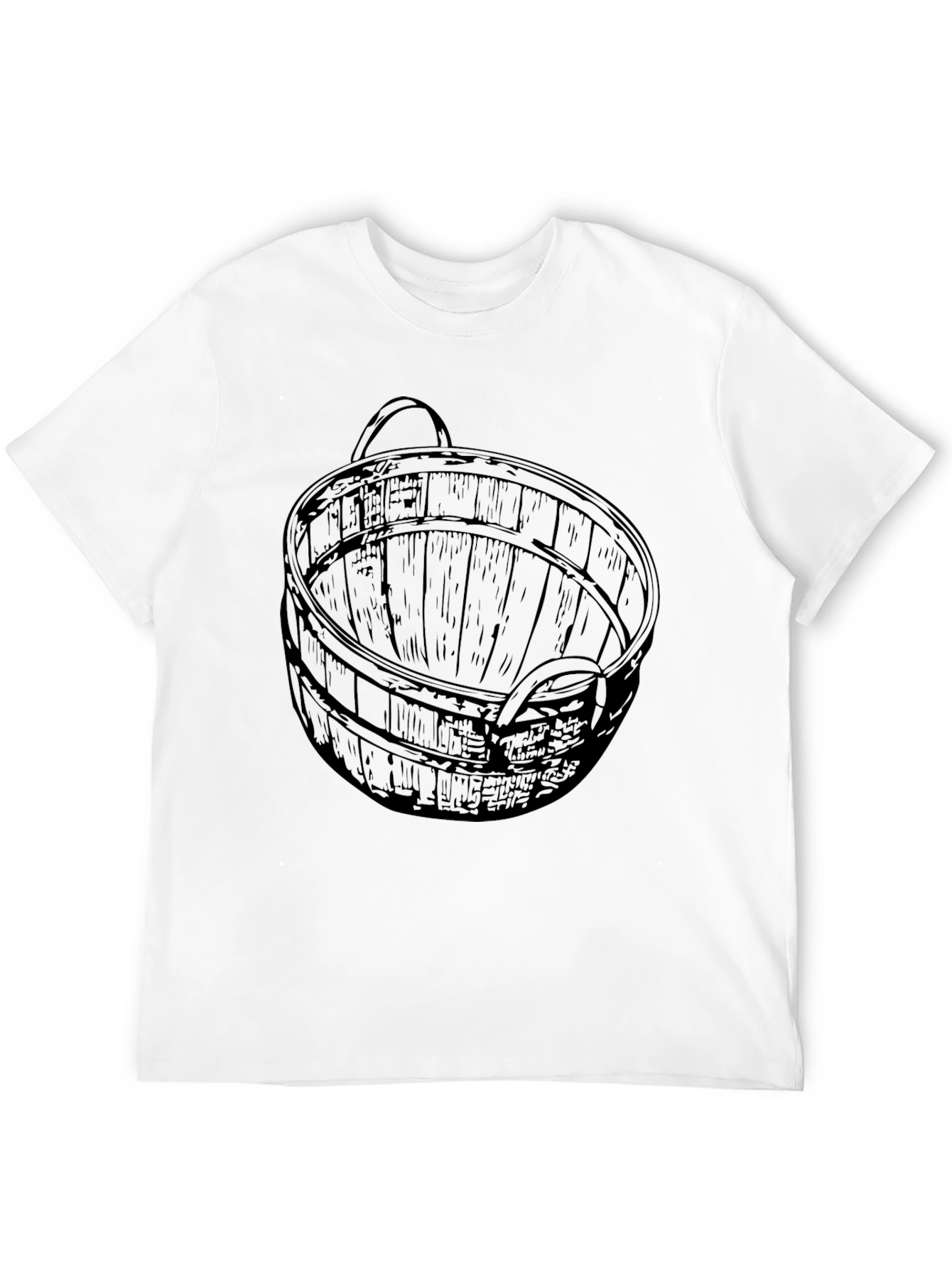 Graphic T-Shirt with Basket Print