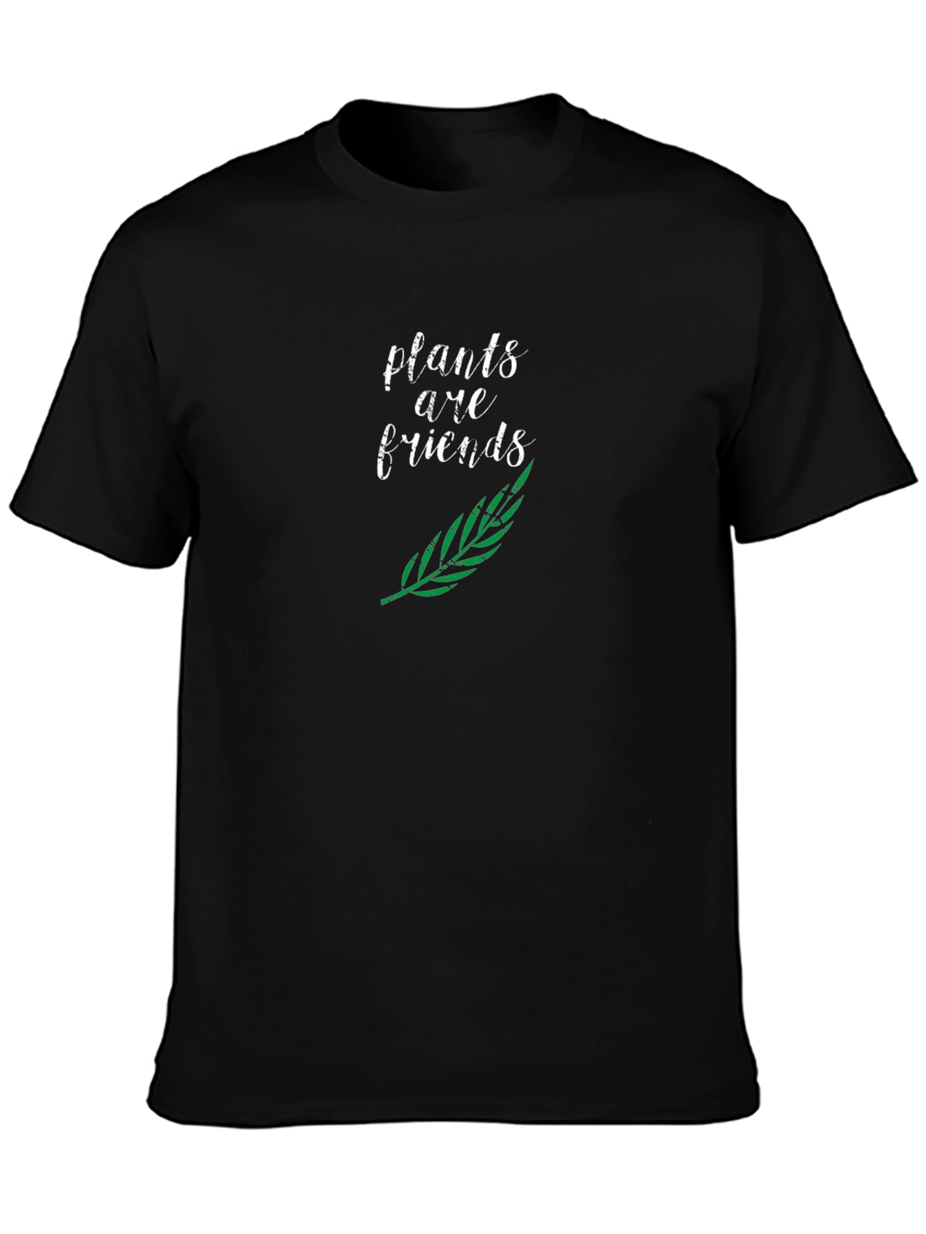Plants Are Friends Graphic Tee - Black