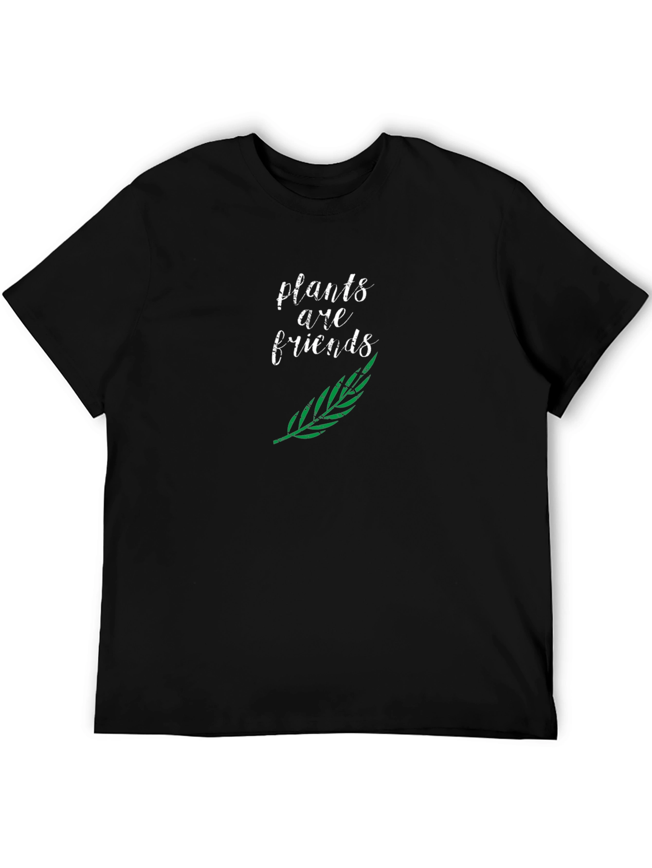 Plants Are Friends Graphic Tee - Black