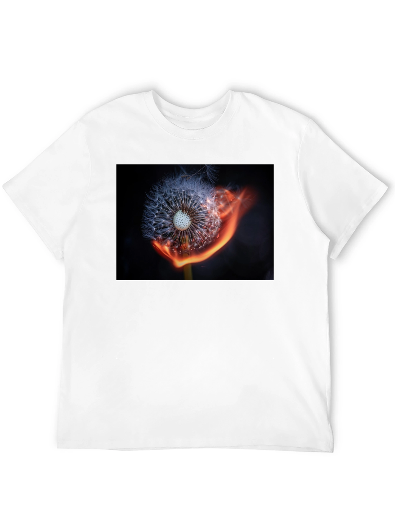 Dandelion Fire Graphic Tee - Unique Design