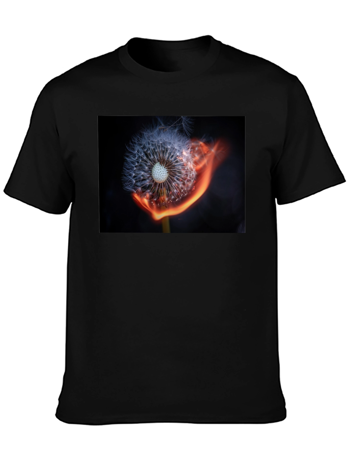 Dandelion Fire Graphic Tee - Unique Design