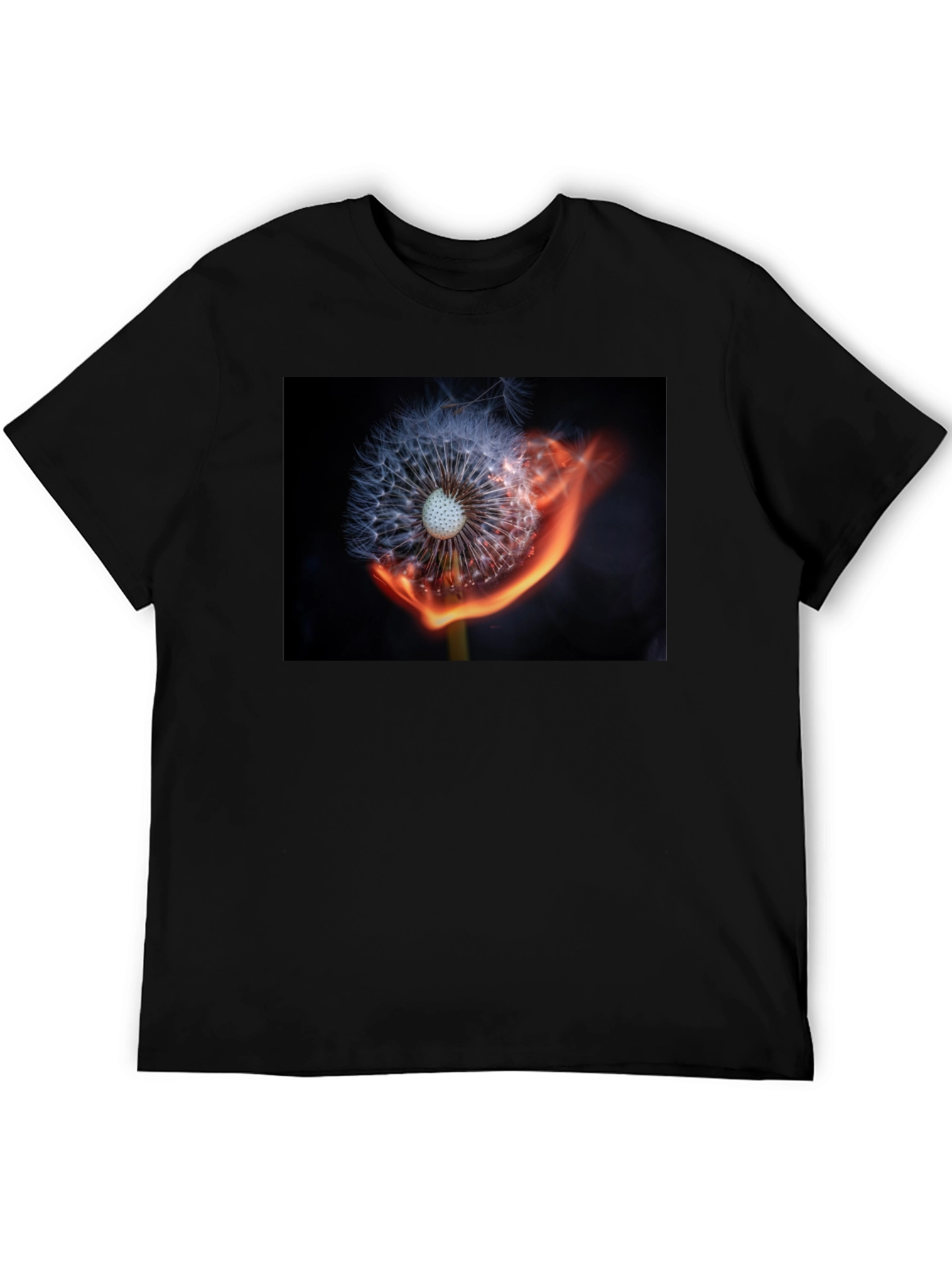 Dandelion Fire Graphic Tee - Unique Design
