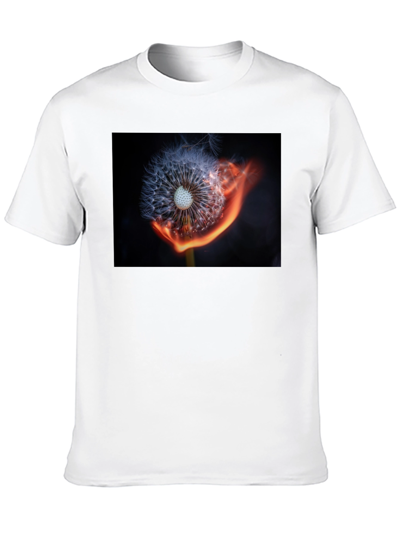 Dandelion Fire Graphic Tee - Unique Design