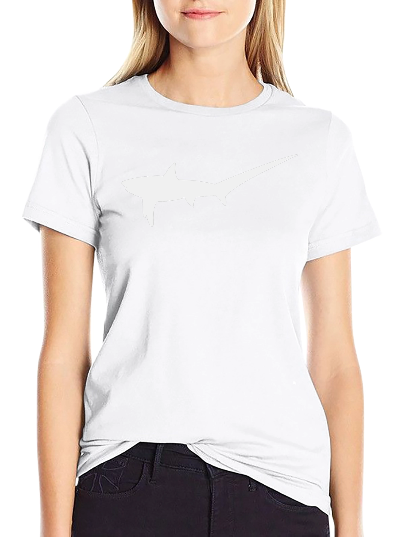 Shark Fin T-Shirt - Cool Graphic Tee