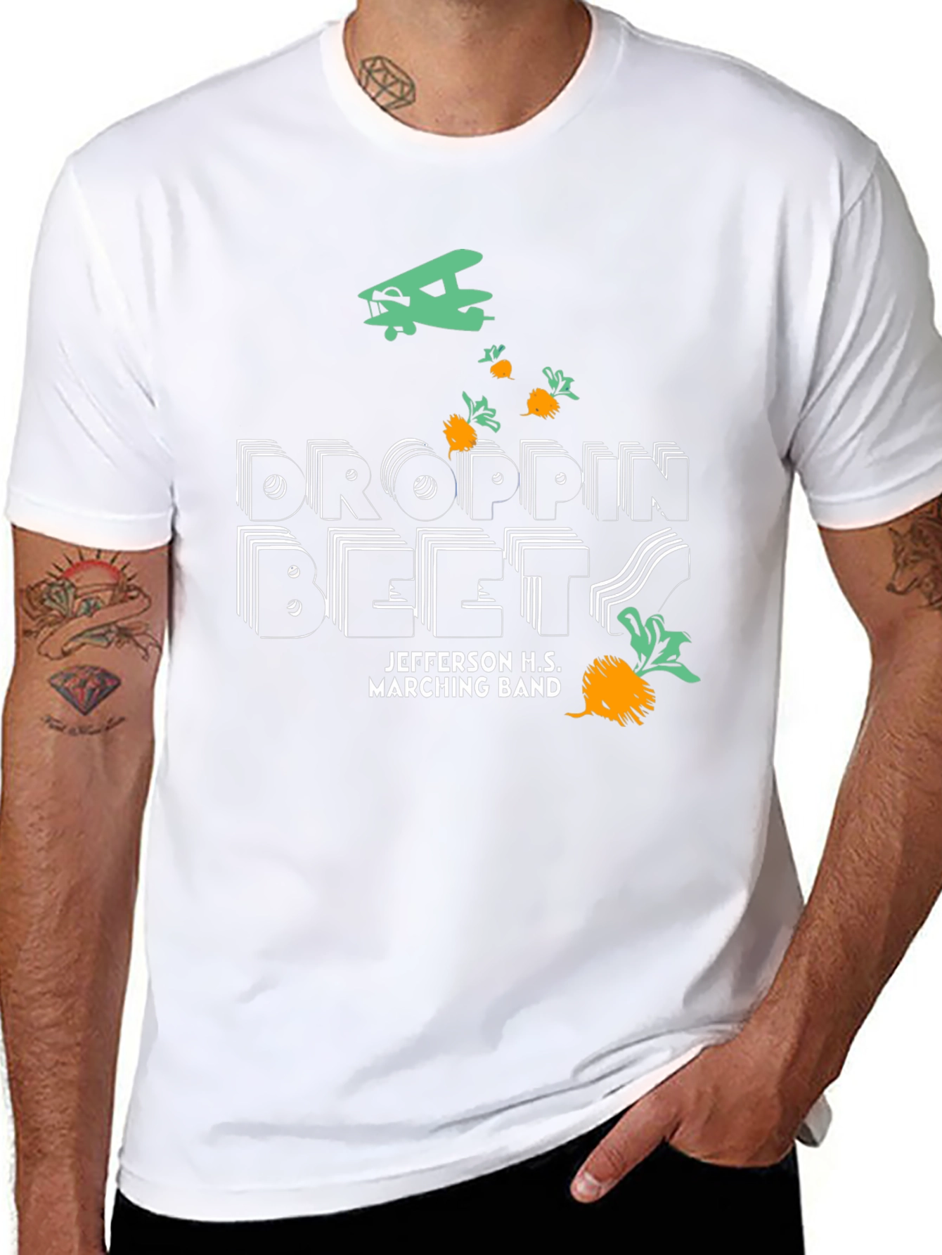 Droppin Beets T-Shirt - Jefferson H.S. Marching Band Tee