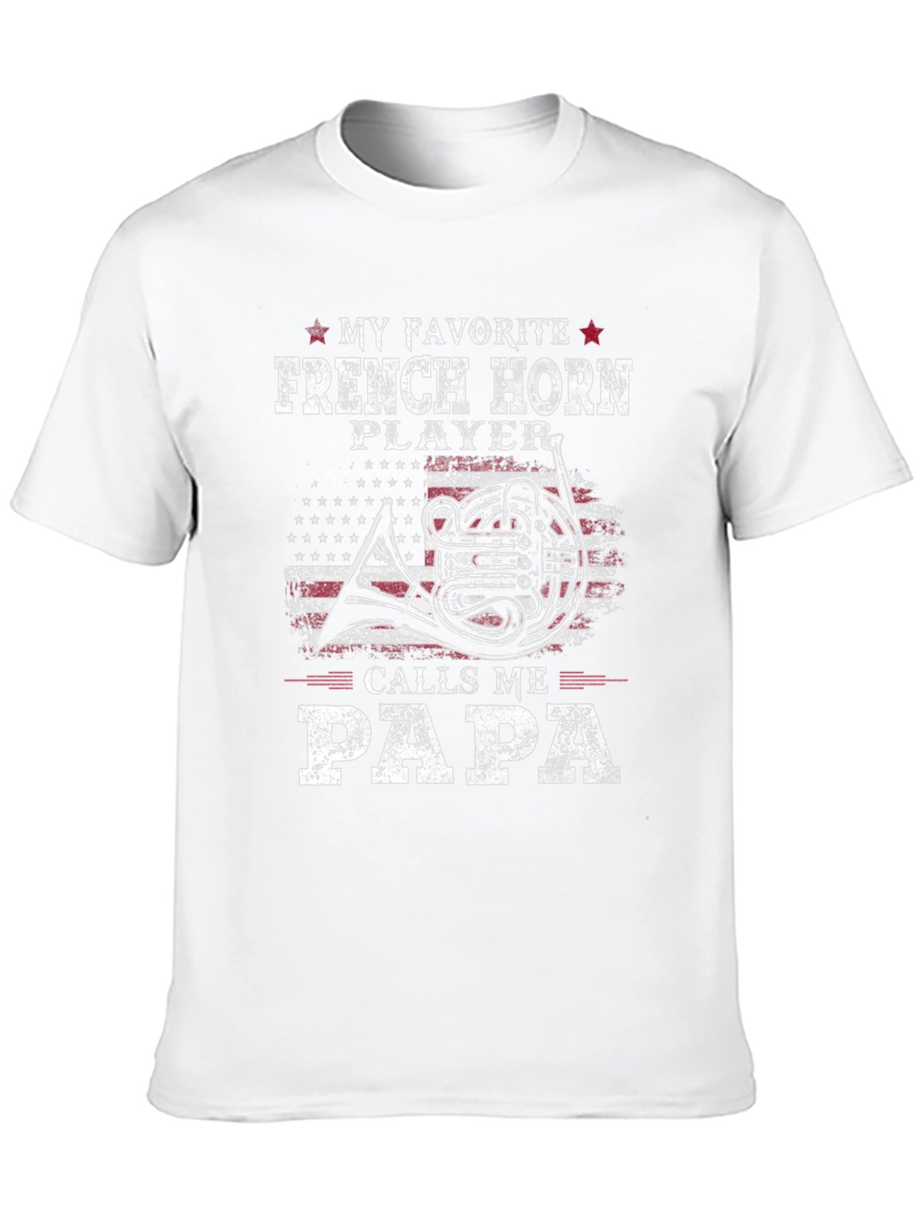 French Horn Player Papa T-Shirt