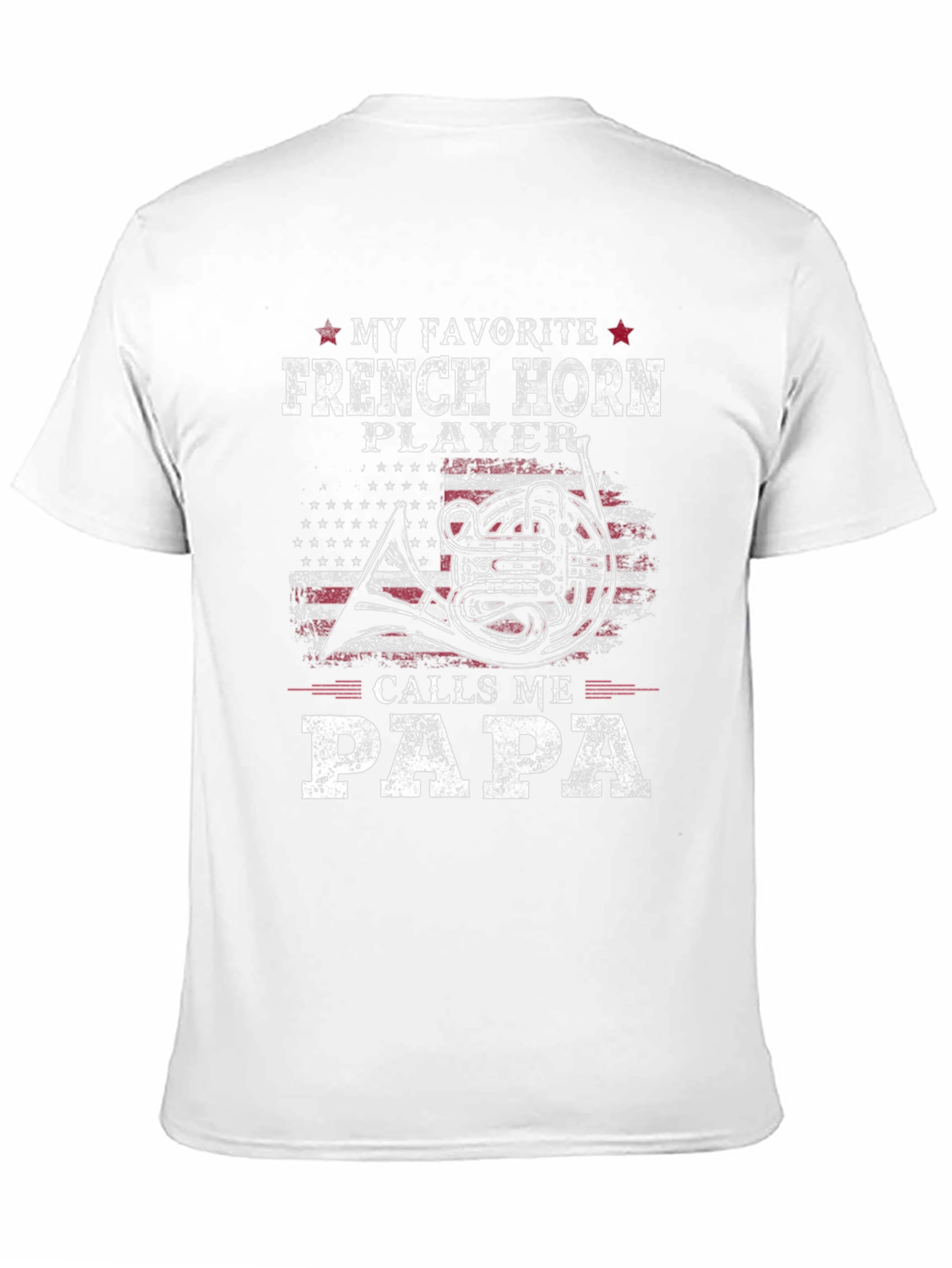 French Horn Player Papa T-Shirt