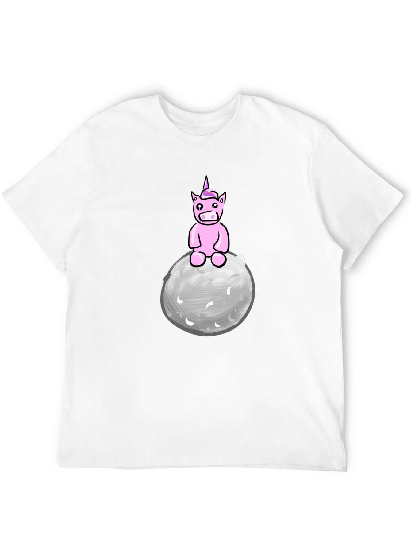 Unicorn on the Moon Graphic Tee