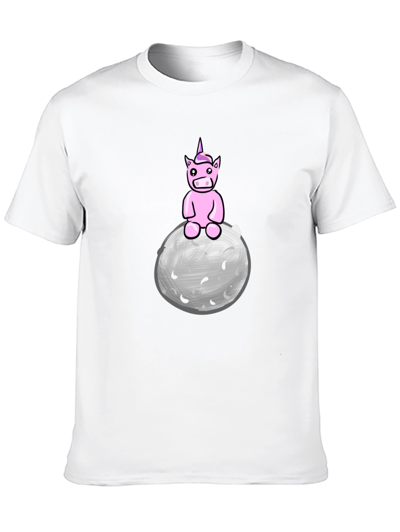 Unicorn on the Moon Graphic Tee
