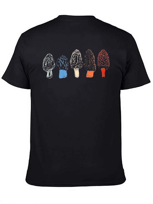 Mushroom Graphic Tee - Stylish Morel Design