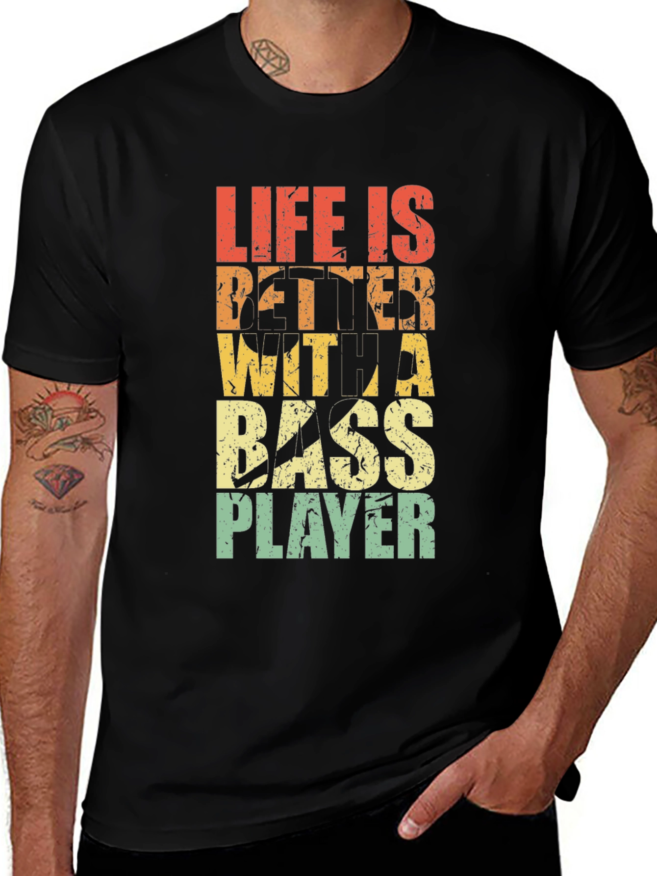 Life Is Better With A Bass Player Tee