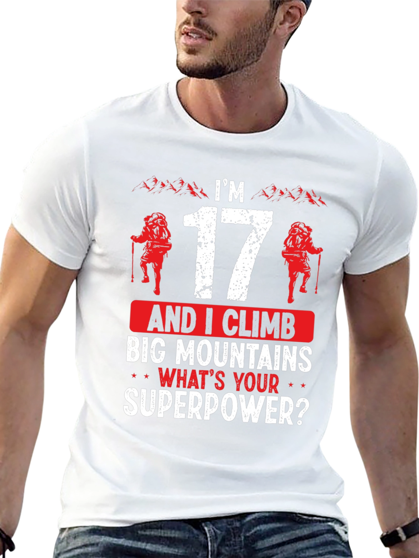 Im 17 and I Climb Big Mountains Graphic Tee