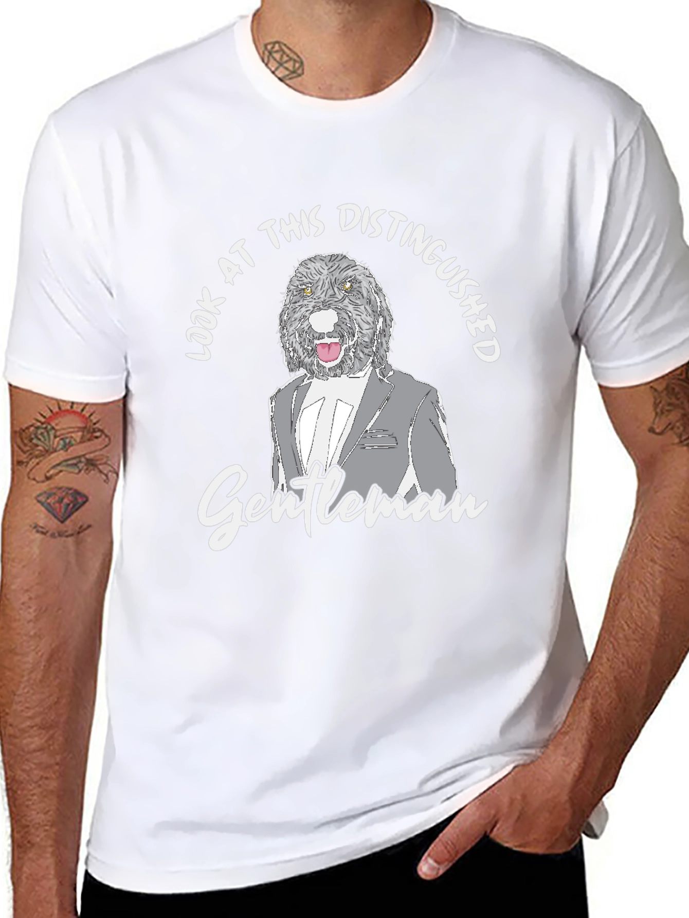 Distinguished Dog Gentleman T-Shirt