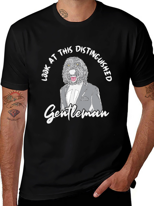 Distinguished Dog Gentleman T-Shirt