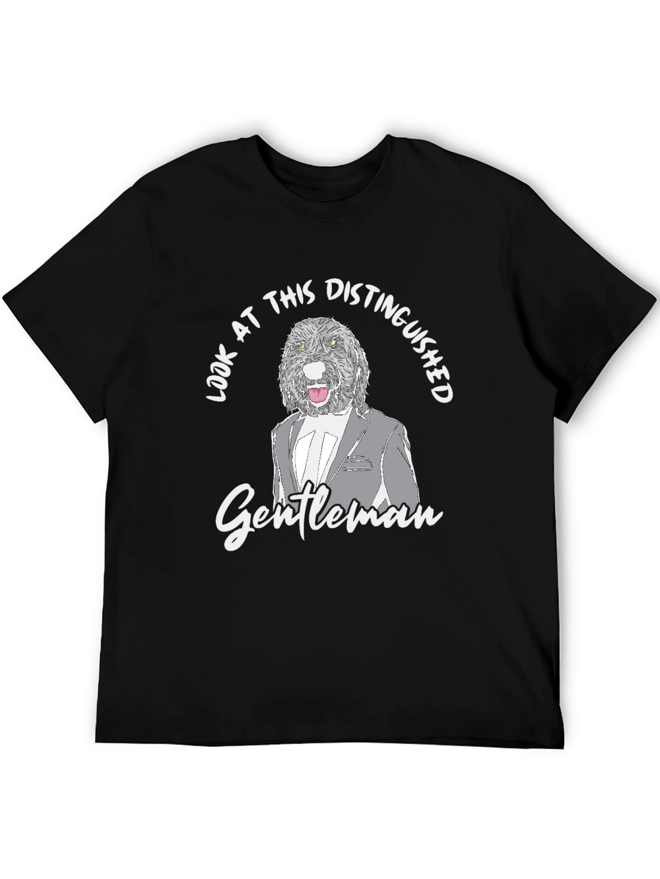 Distinguished Dog Gentleman T-Shirt