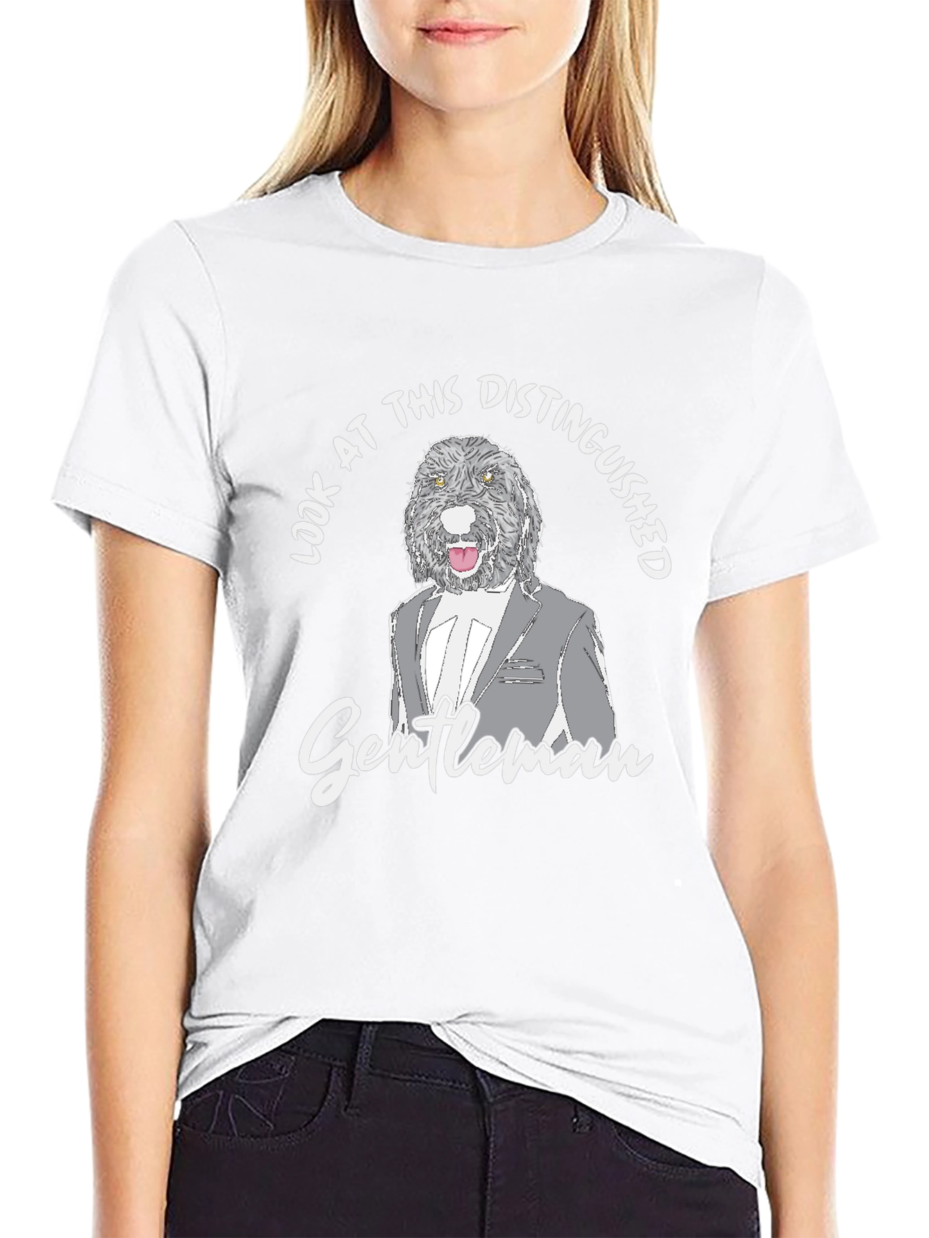Distinguished Dog Gentleman T-Shirt
